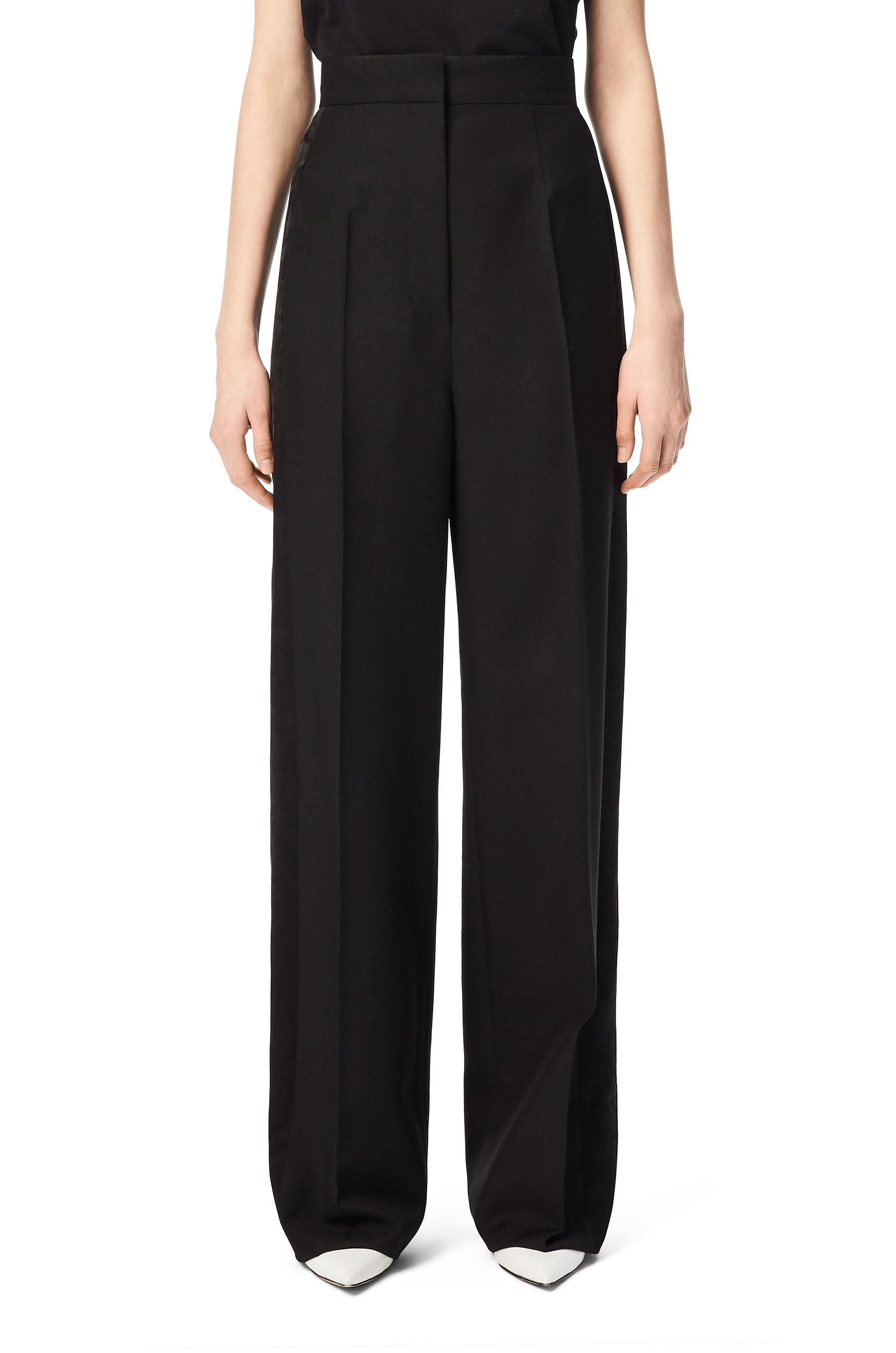 Tuxedo trousers in wool and silk - 3