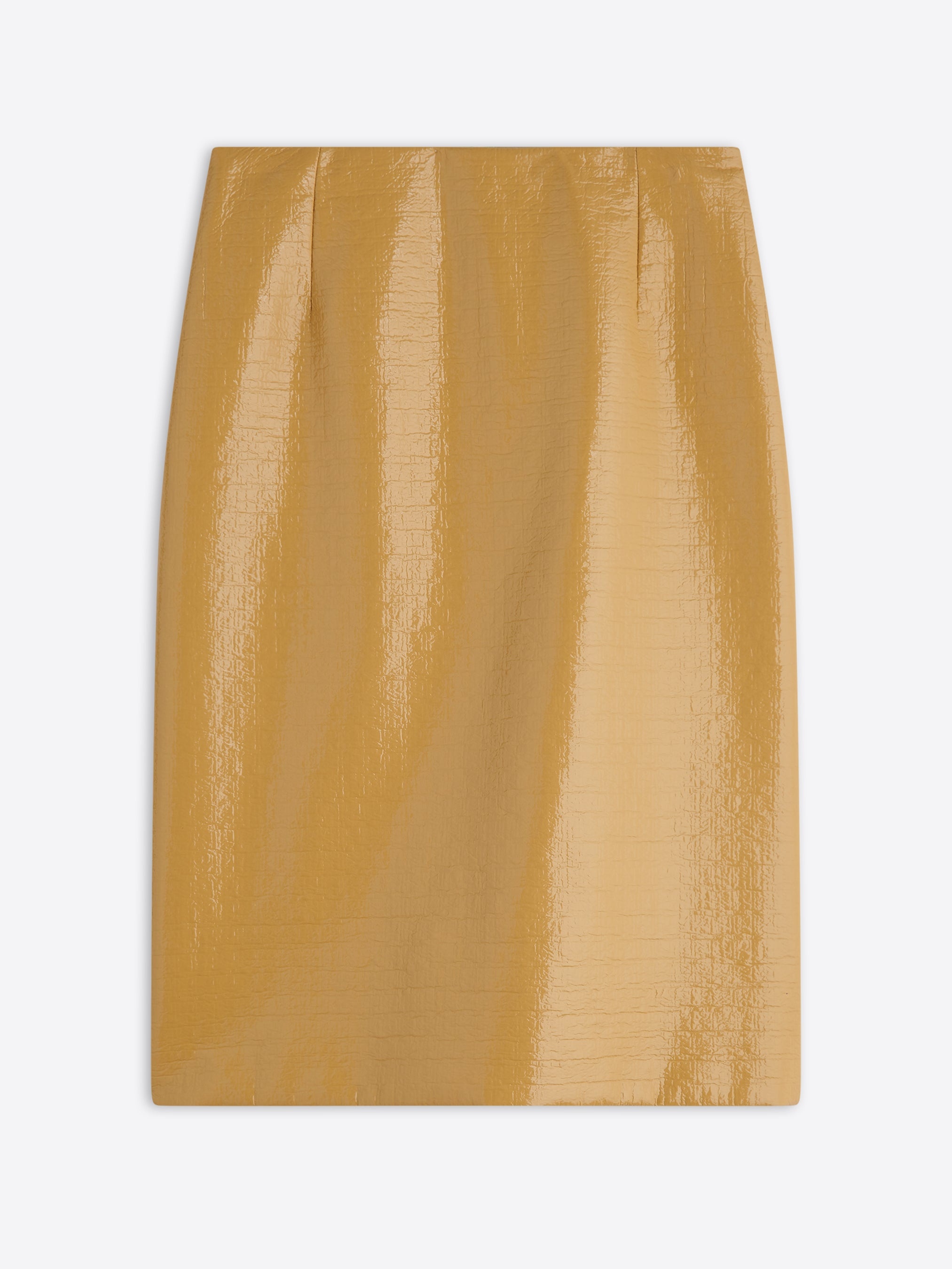 COATED MIDI SKIRT - 1