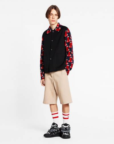 Lanvin JACKET WITH KNIT SLEEVES outlook