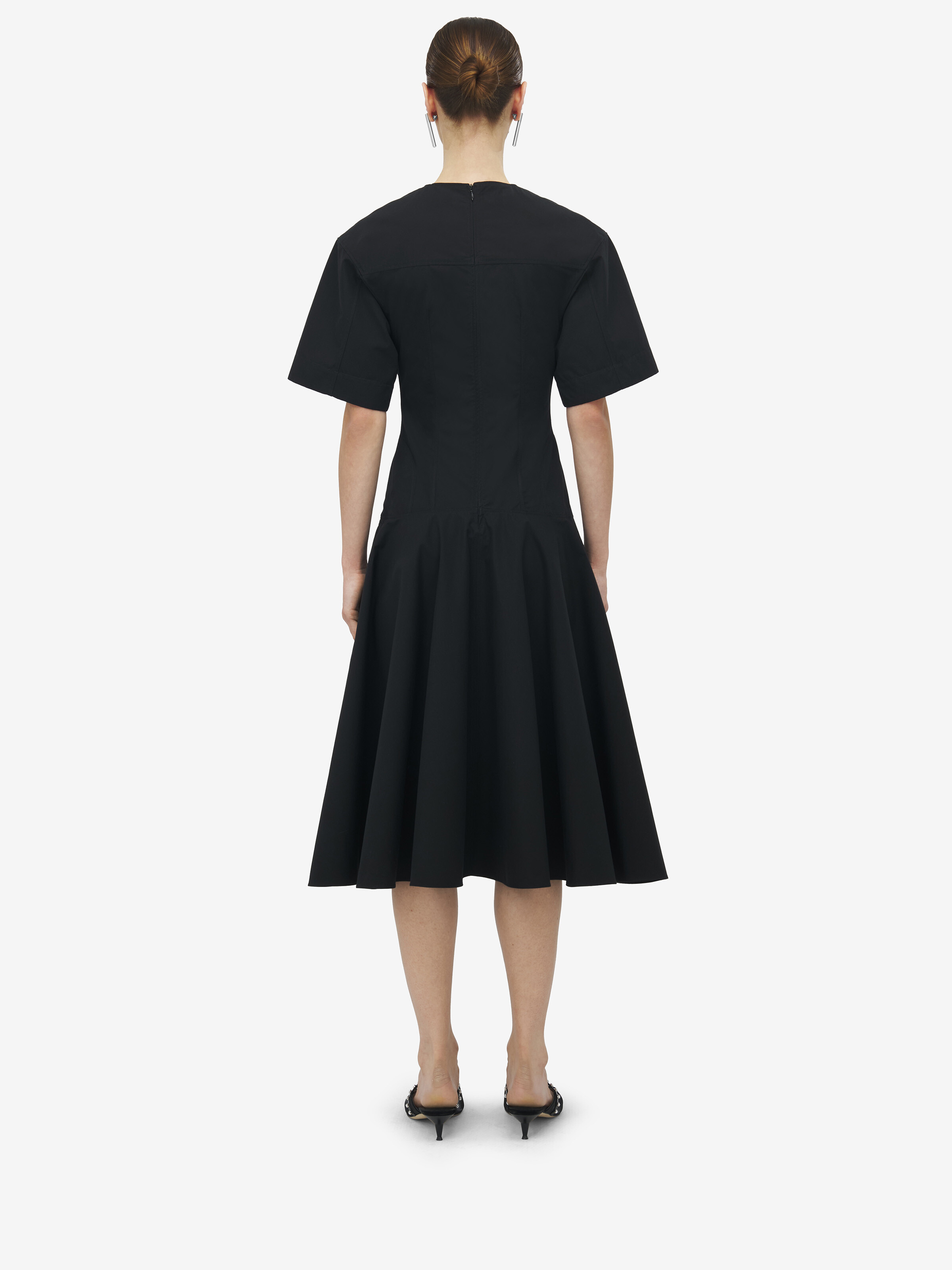 Cotton Poplin Midi Dress - 4