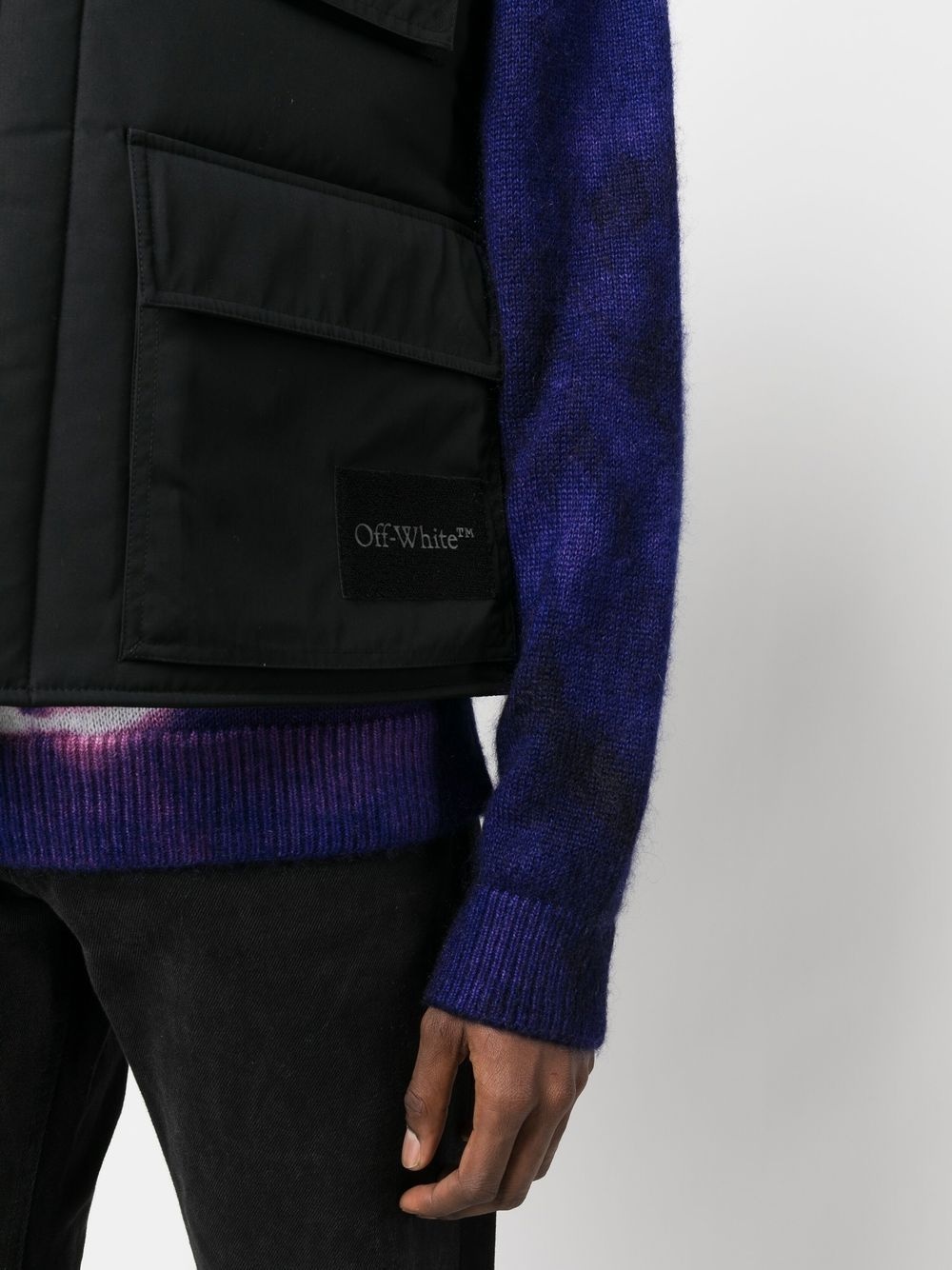 Wave Tag padded vest - 5