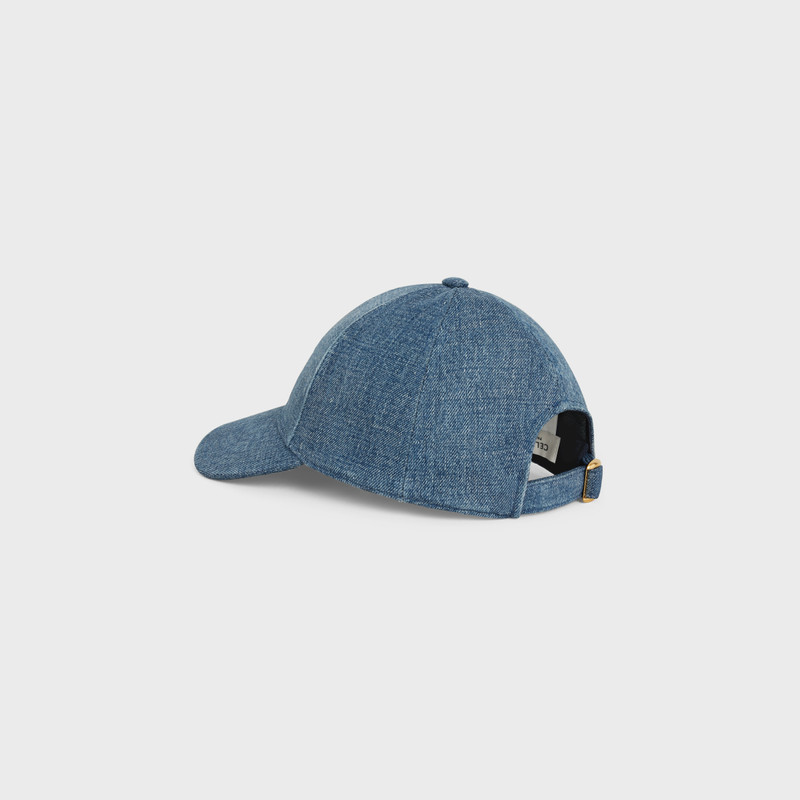 TRIOMPHE BASEBALL CAP IN DENIM UNION WASH 4