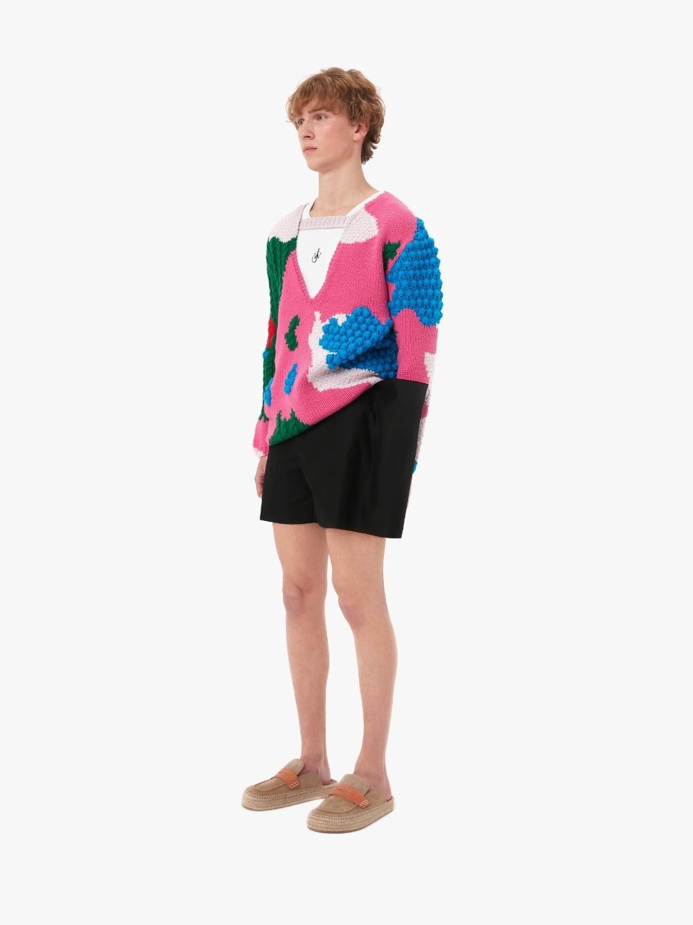 TEXTURED V CUT-OUT JUMPER - 4