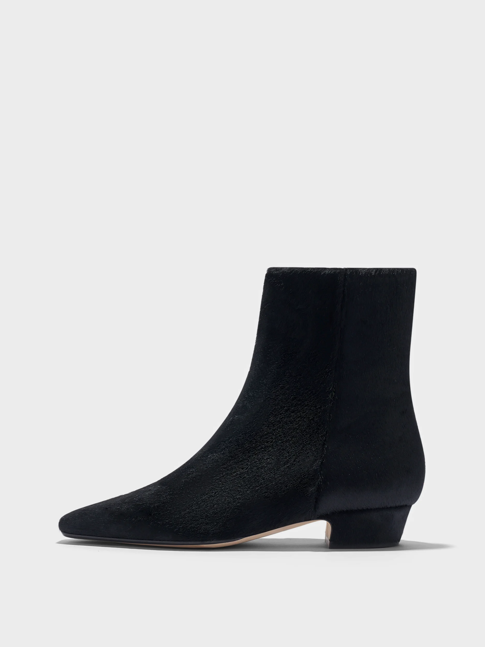 Lilia Pony Hair Ankle Boots - 1