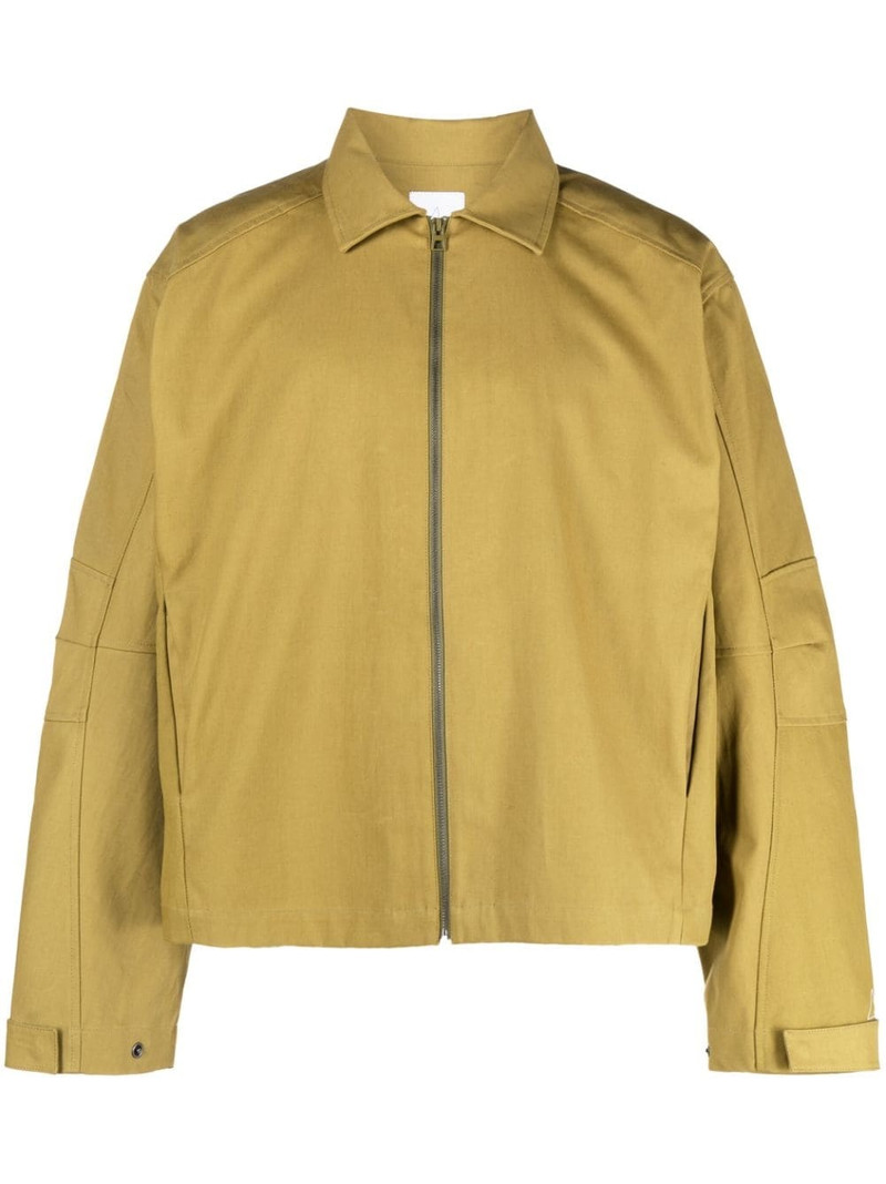 zip-front shirt jacket 1