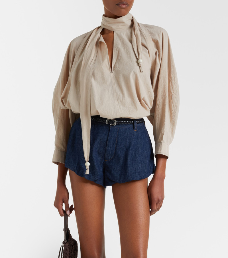 FRAME The Shell denim shorts outlook