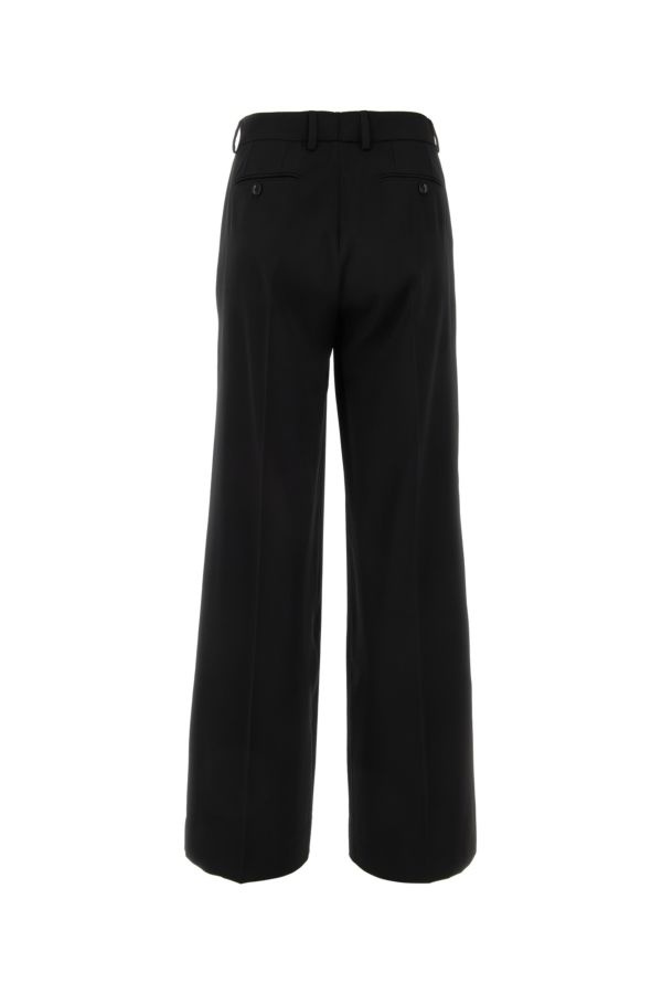 Black stretch wool pant - 2