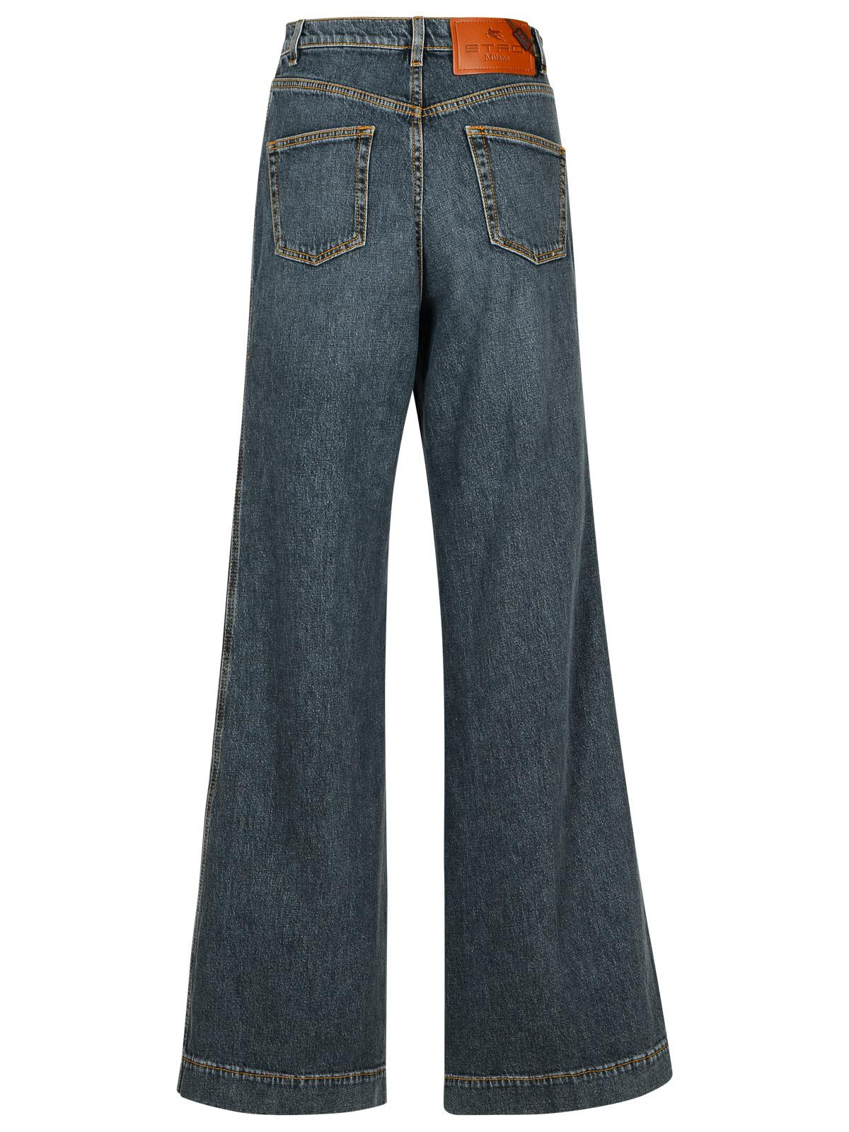 Etro Gray Cotton Jeans Women - 3