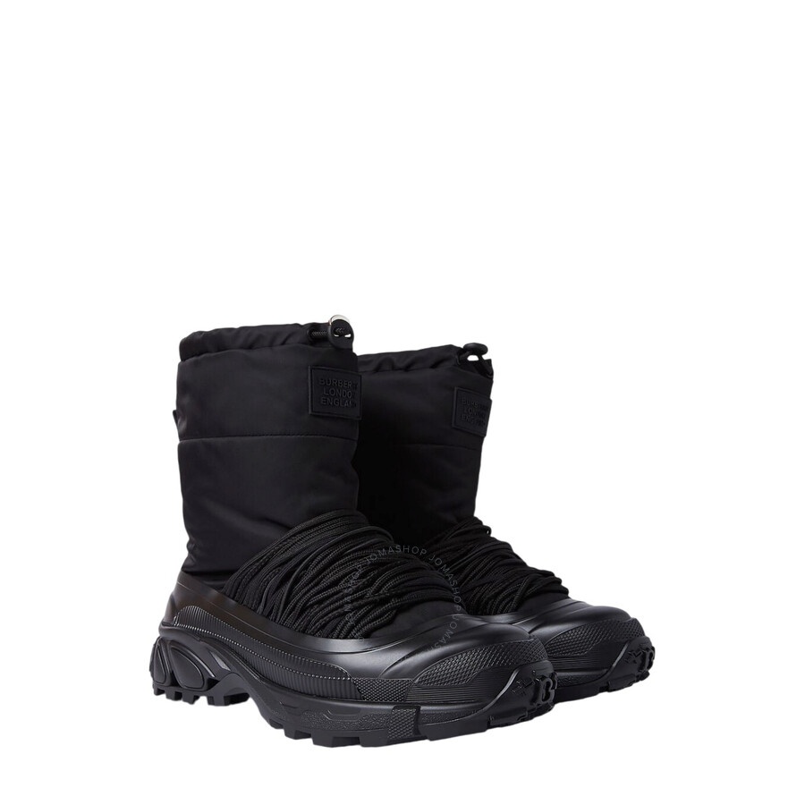 Burberry Embossed Logo Puffy Ankle Boots - 2