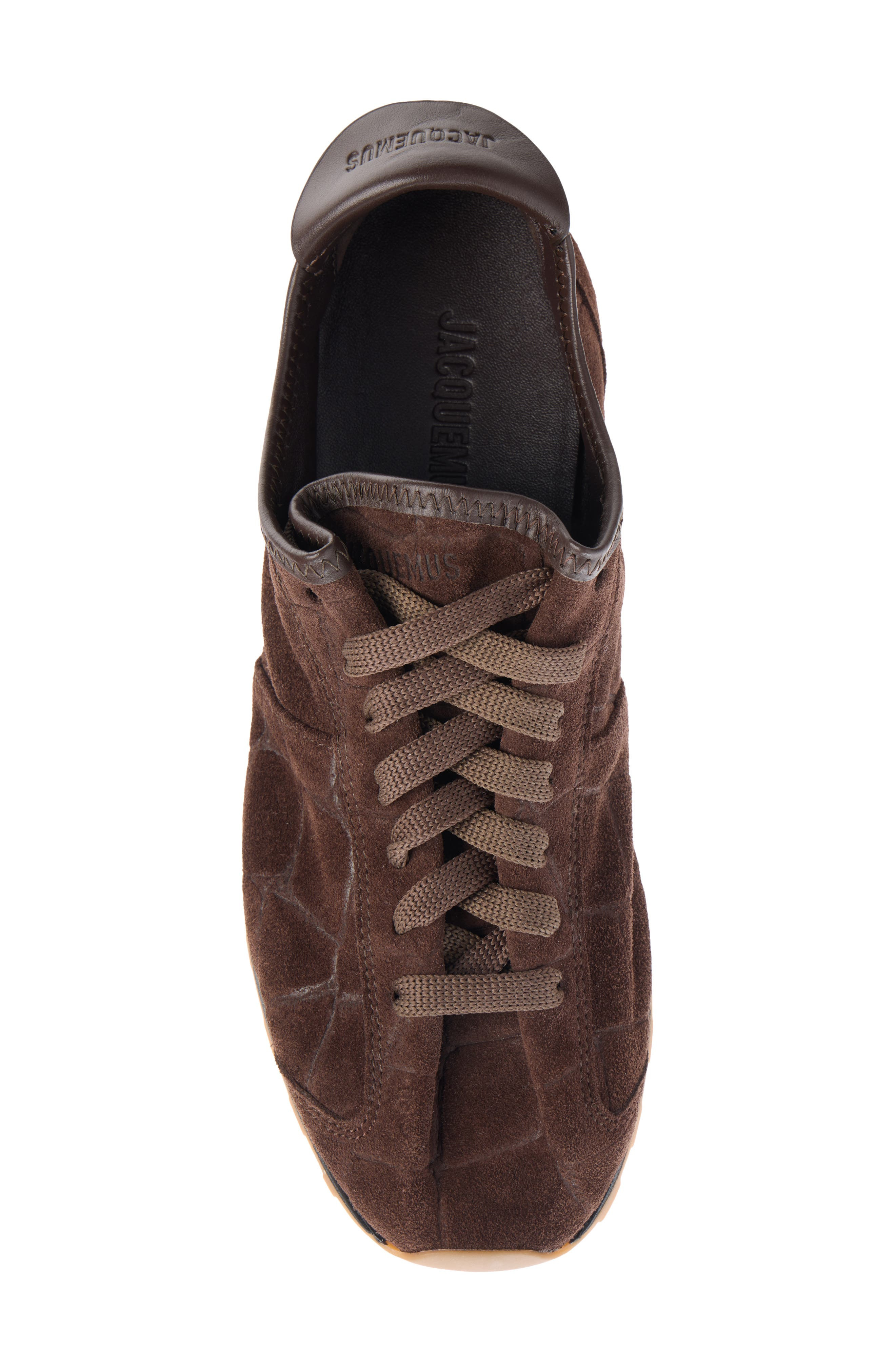 Jacquemus Les Tennis Low Top Sneaker in Dark Brown 880 at Nordstrom - 4