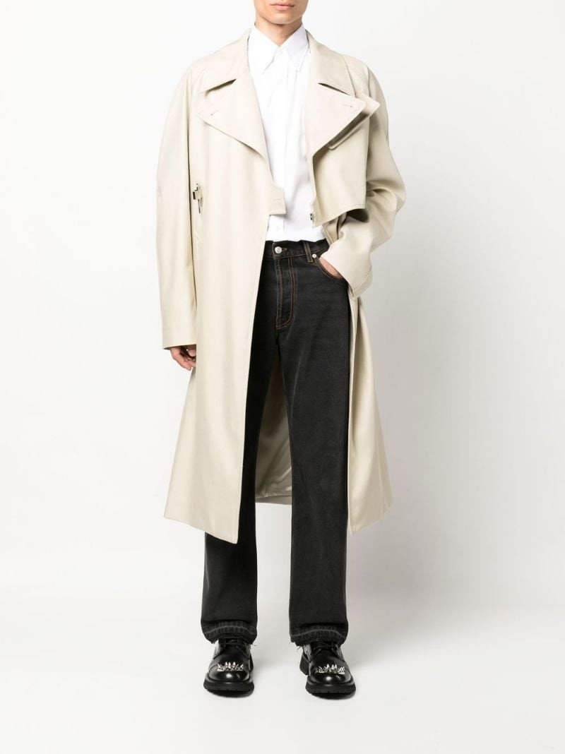 Alexander McQueen side stripe straight-leg jeans outlook