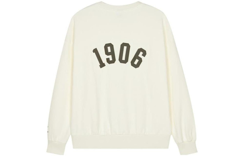 New Balance New Balance Logo Print Sweatshirt 'White' AMT23330-CIC outlook