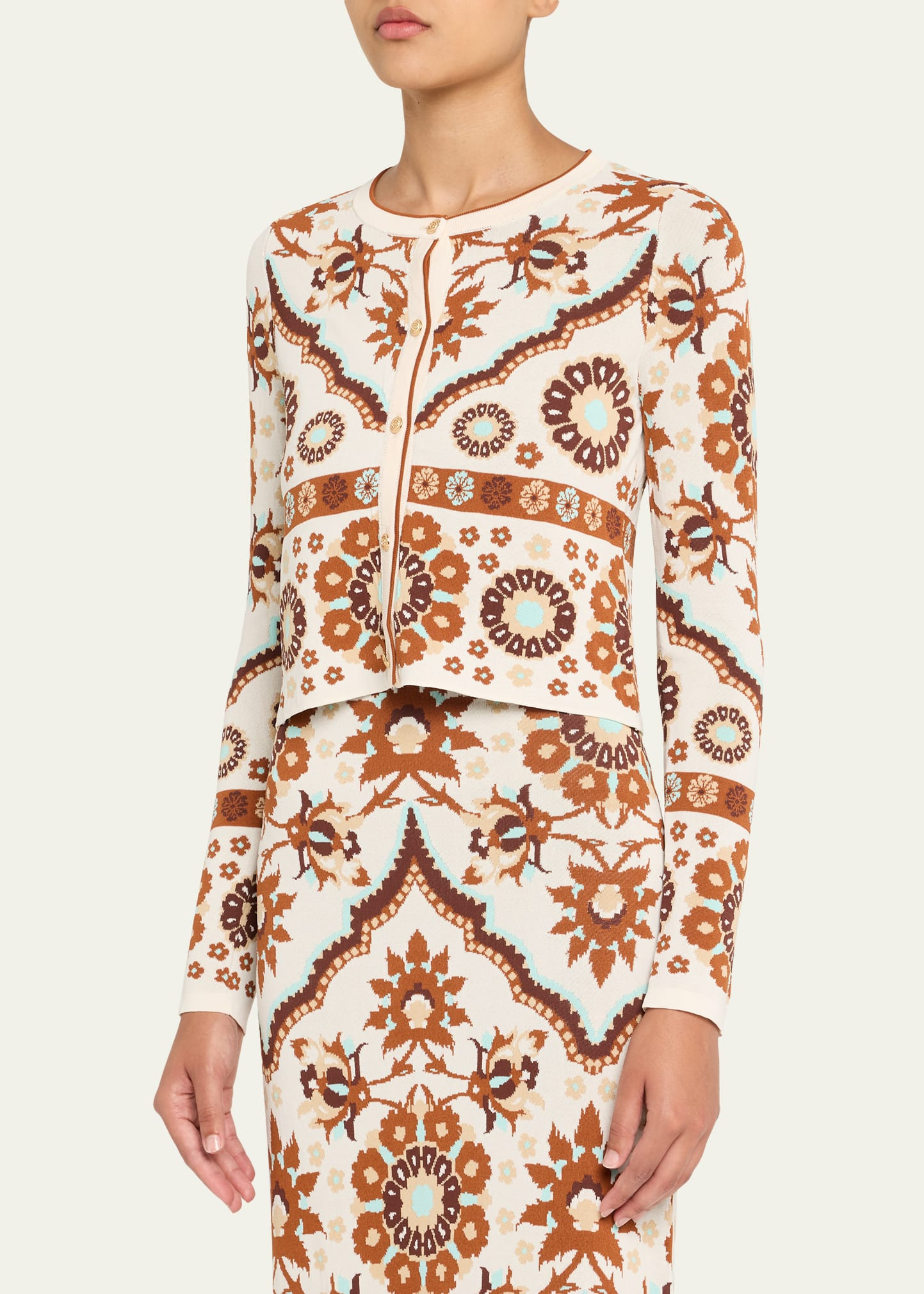 Ila Printed Knit Cardigan - 4