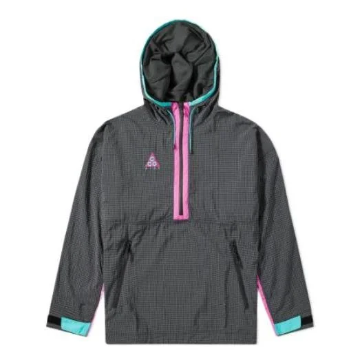 Nike ACG Woven Hooded Jacket 'Anthracite Magenta Jade' 931907-060 - 1