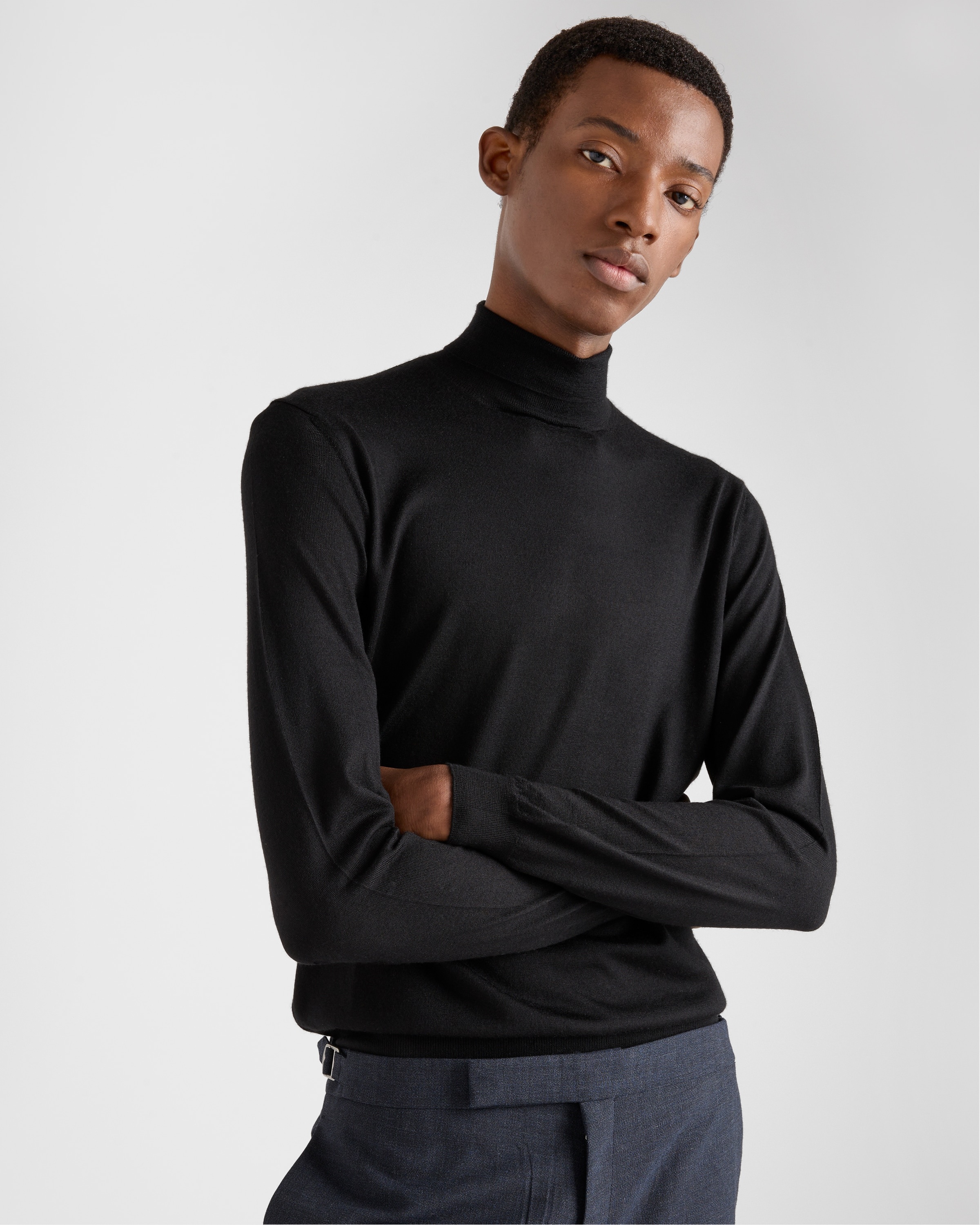 Cashmere and silk turtleneck sweater - 4
