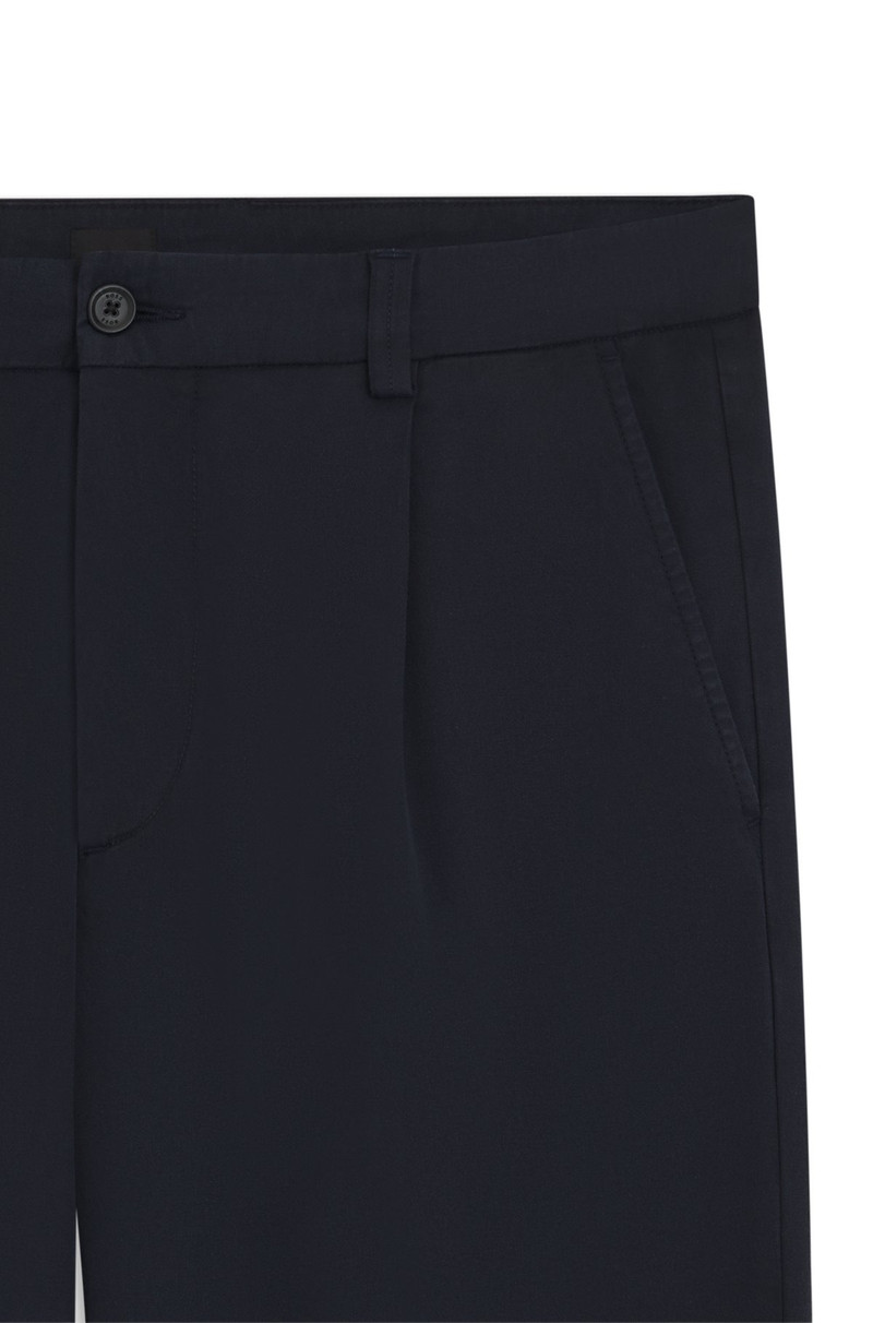 TAPERED-FIT DRAWSTRING PANTS IN STRETCH-COTTON TWILL 6