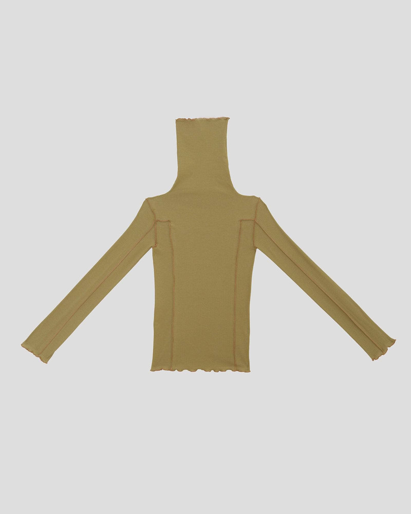 Omato Turtleneck - Fine Organic Cotton Rib 1