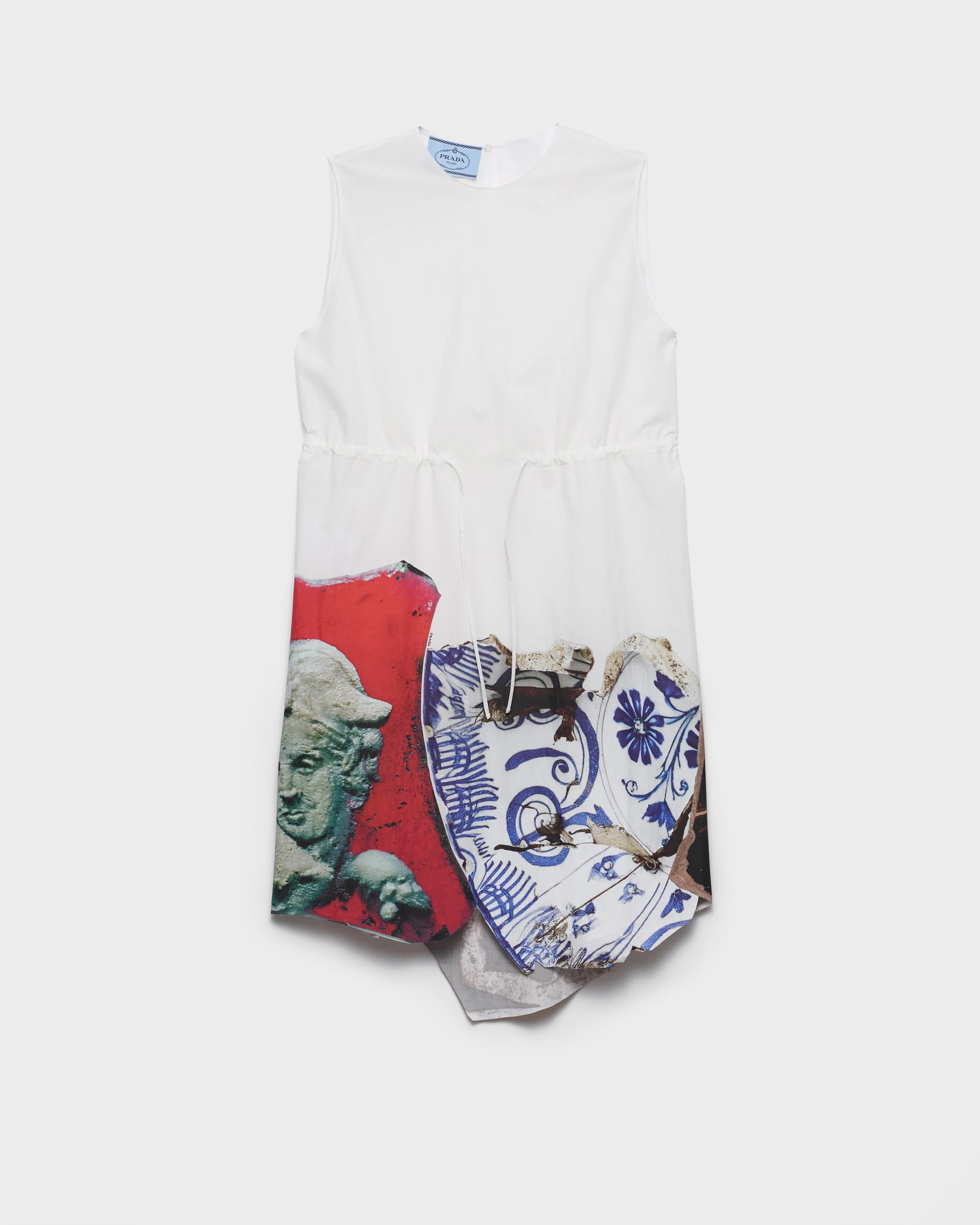 Printed compact fabric dress - 1