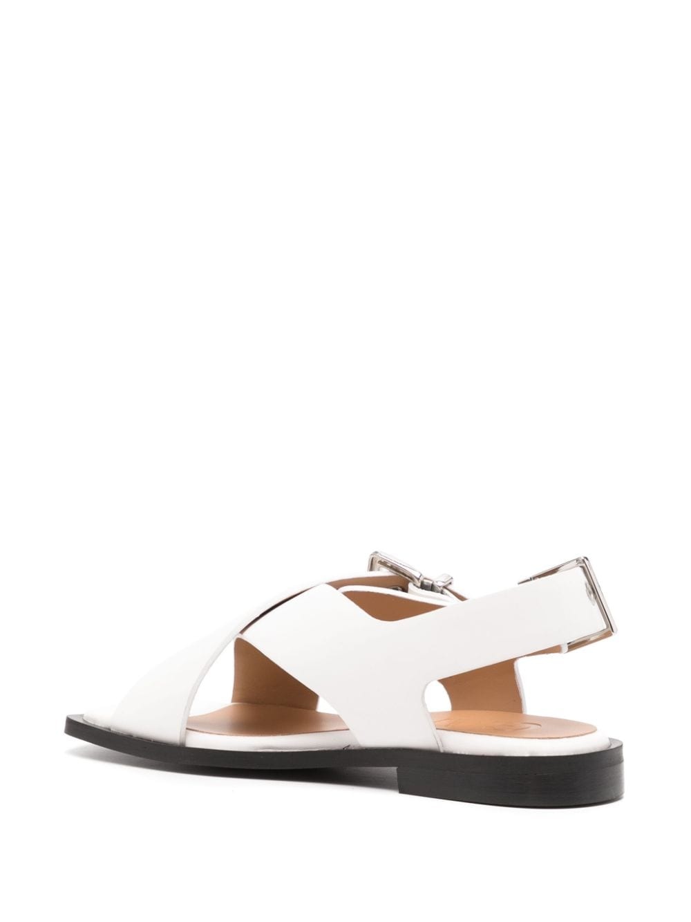buckle-fastening crossover sandals - 3