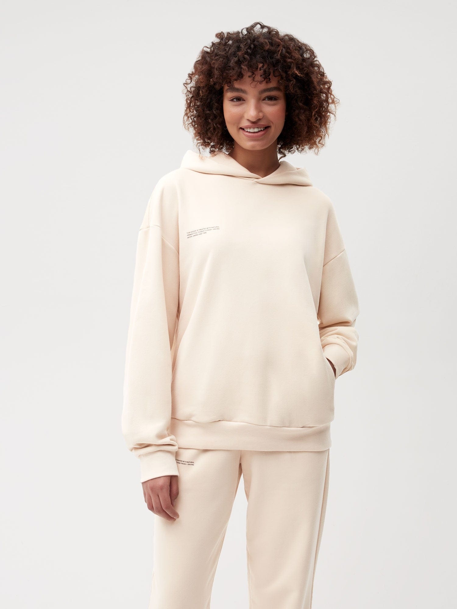 Womens 365 Midweight Hoodie - Sand - 2