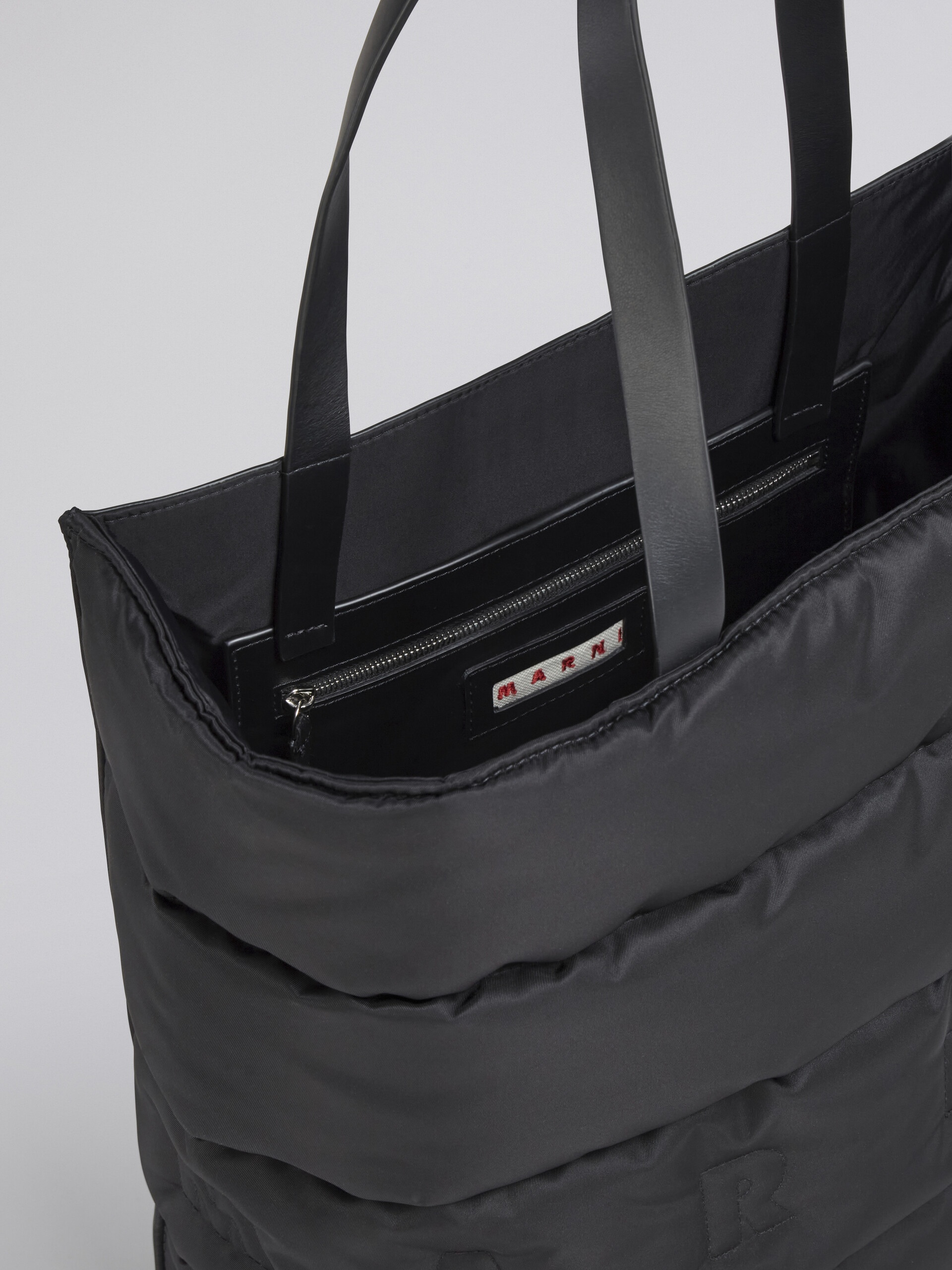 MUSEO SOFT LARGE BAG IN BLACK NYLON - 4