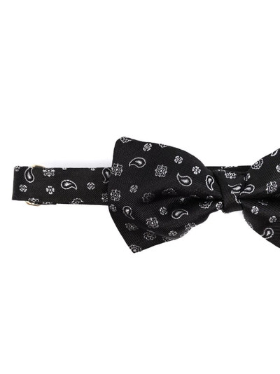 Etro paisley-print silk bow tie outlook