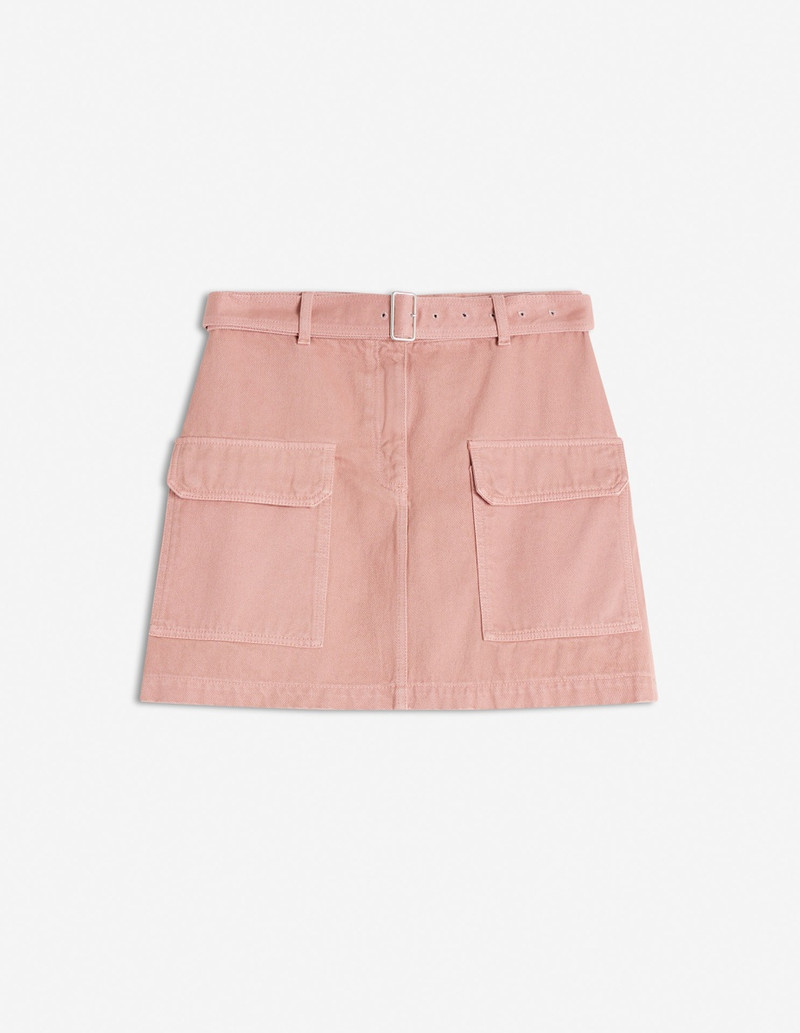 BELTED UTILITY MINI SKIRT 1