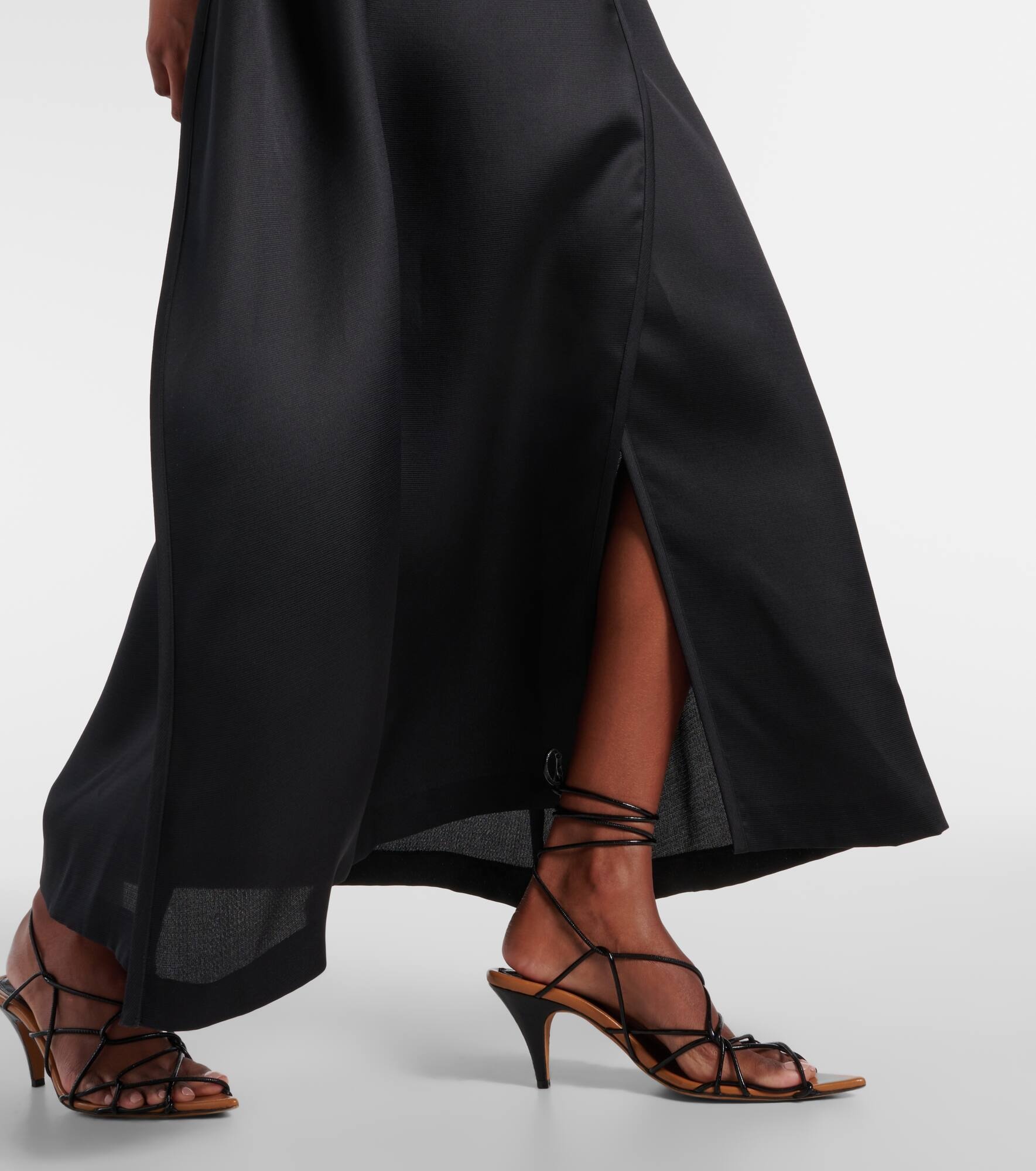 Mila silk maxi skirt - 5