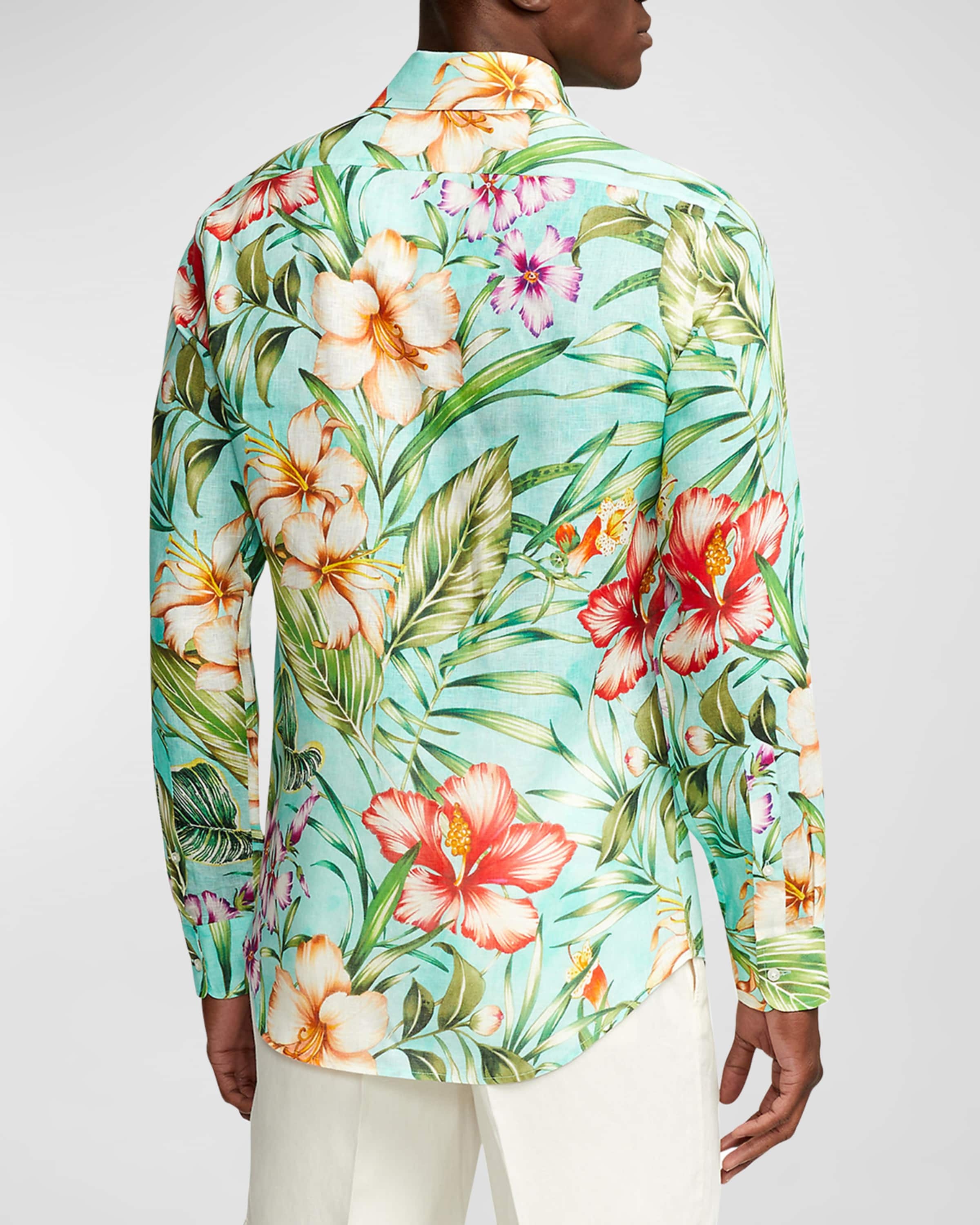 Men's Serengeti Delano Floral Button-Down Shirt - 3
