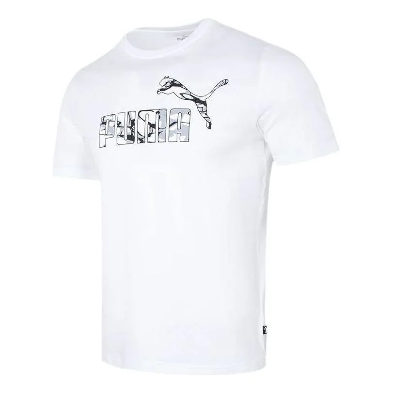 PUMA Summer Splash Graphic T-Shirt 'White' 677125-02 - 1