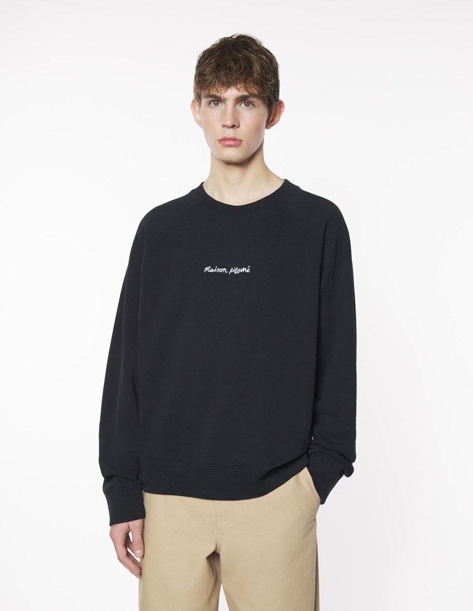 MAISON KITSUNE EMBROIDERY OVERSIZE RAGLAN SWEATSHIRT - 3