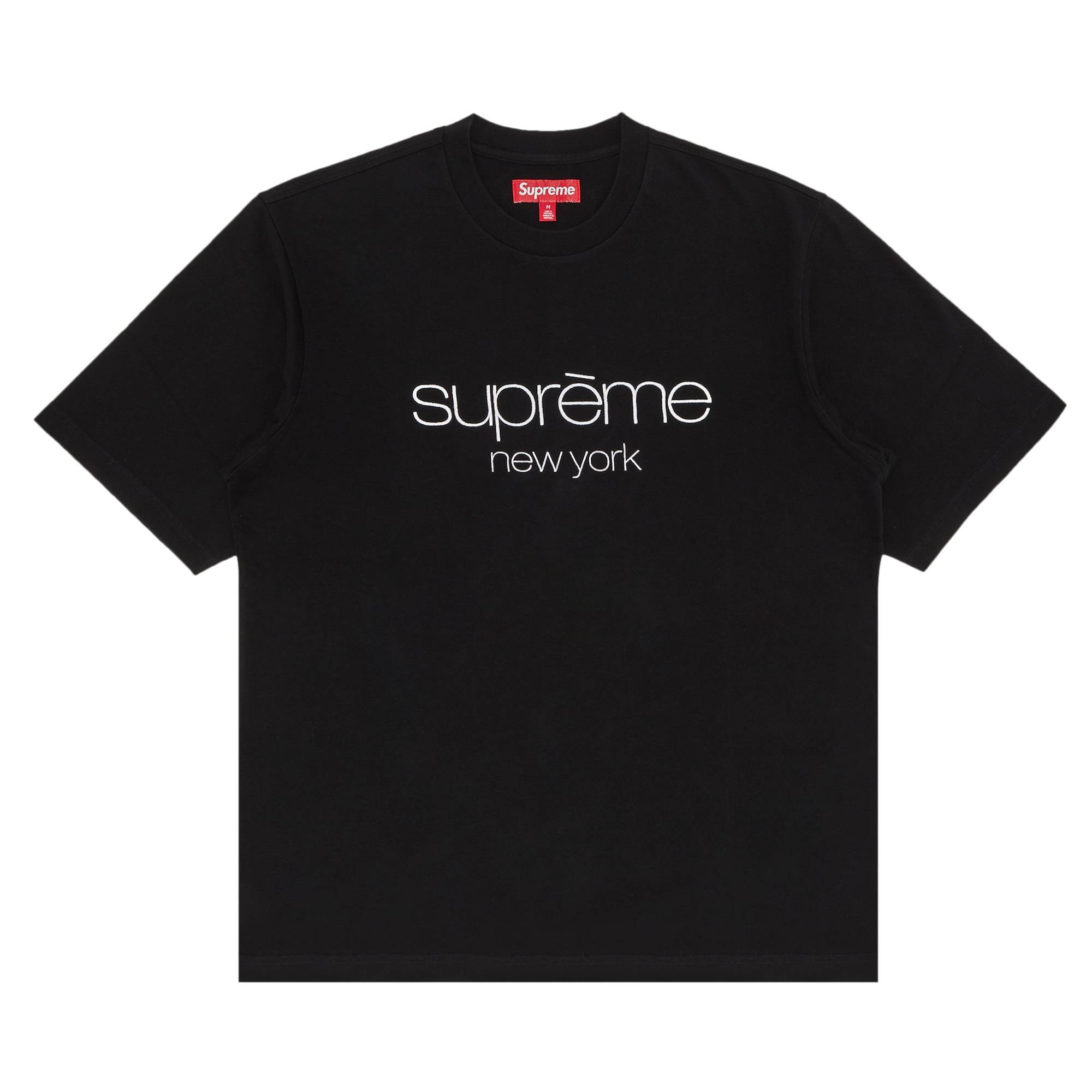 Supreme Classic Logo Short-Sleeve Top 'Black' - 1
