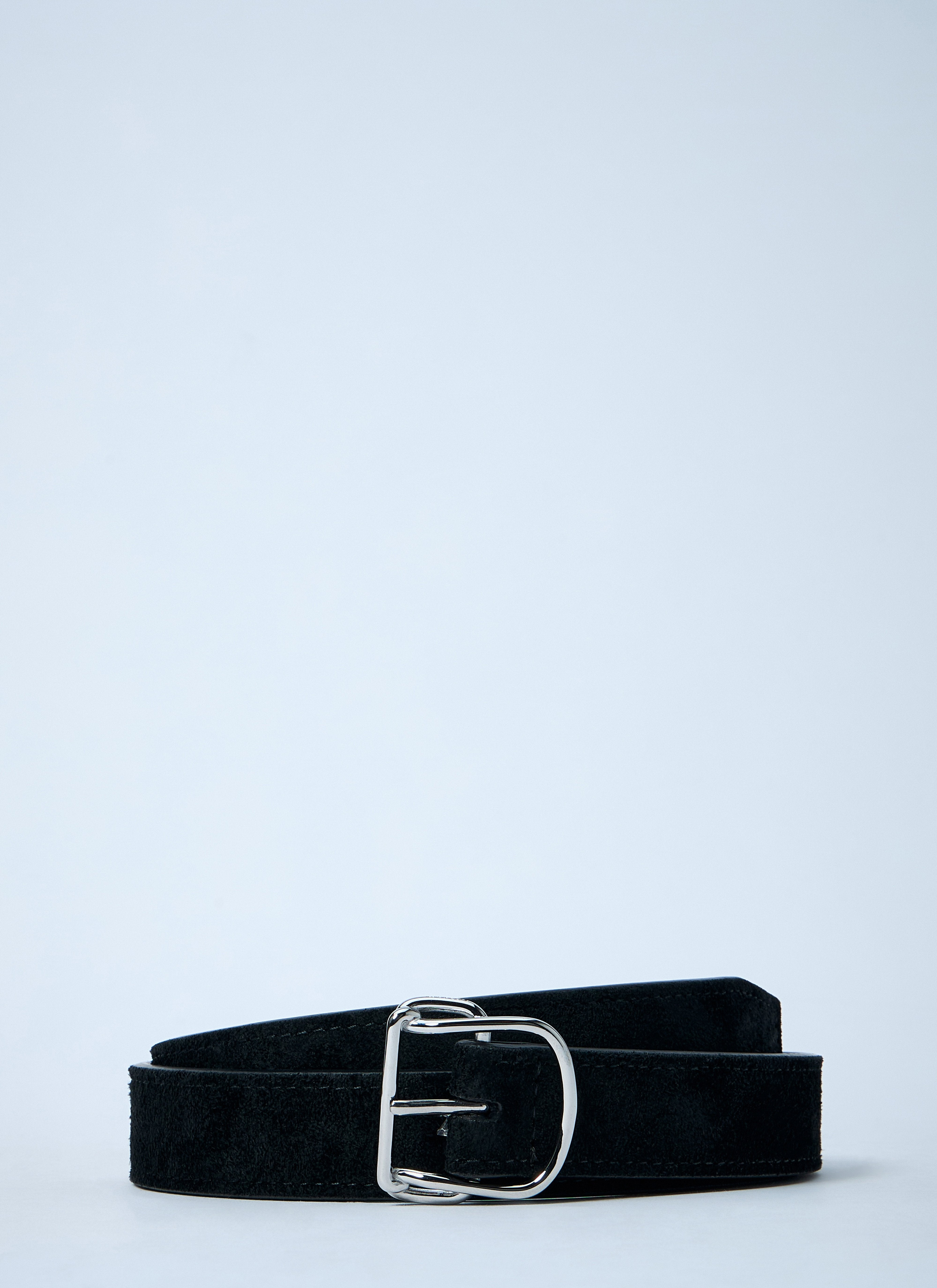 Toteme Women Swirl Suede Belt - 5