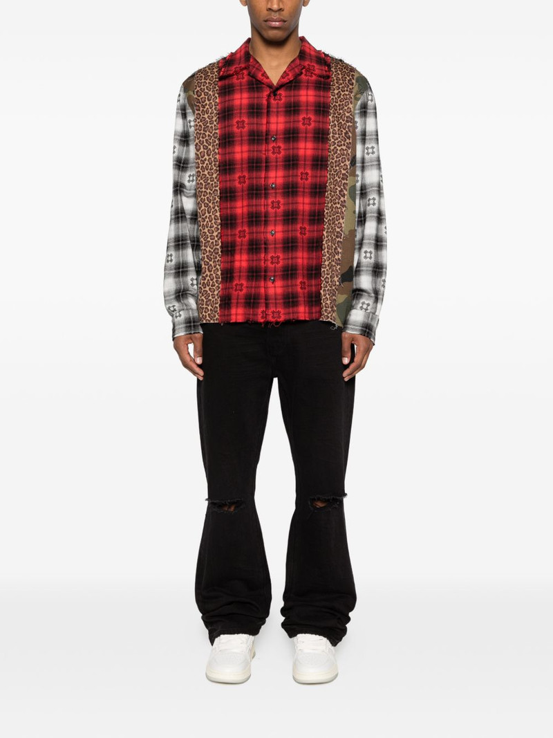 AMIRI Spliced MA Quad patchwork shirt outlook