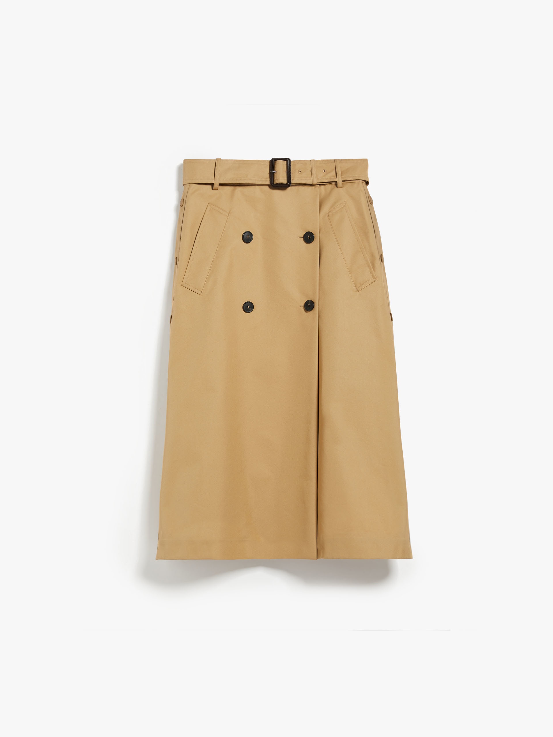 Gabardine wrap skirt - 1