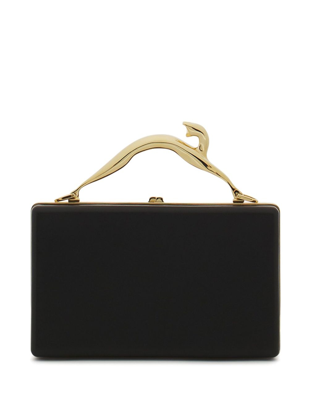 Cat-handle clutch bag - 3