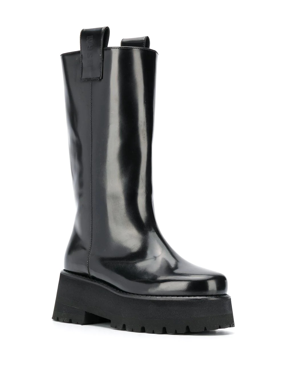 high-shine 65mm calf-length boots - 2