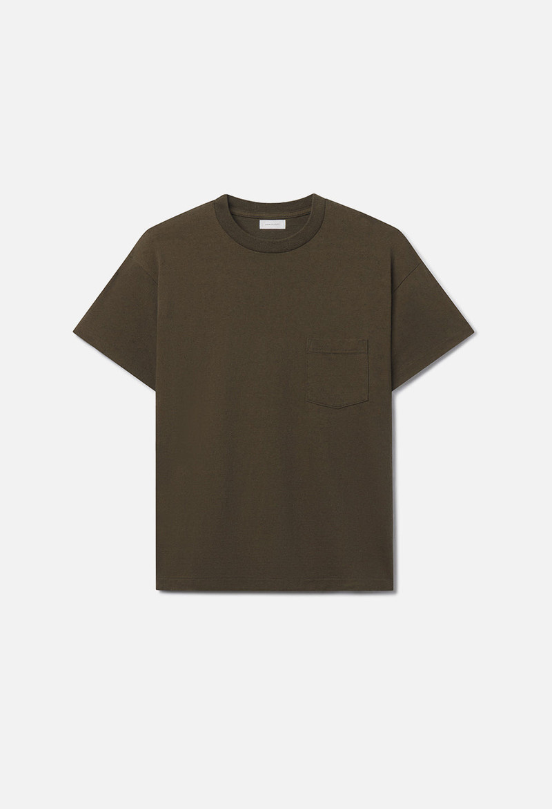 SILK NOIL CAMPUS POCKET TEE 1