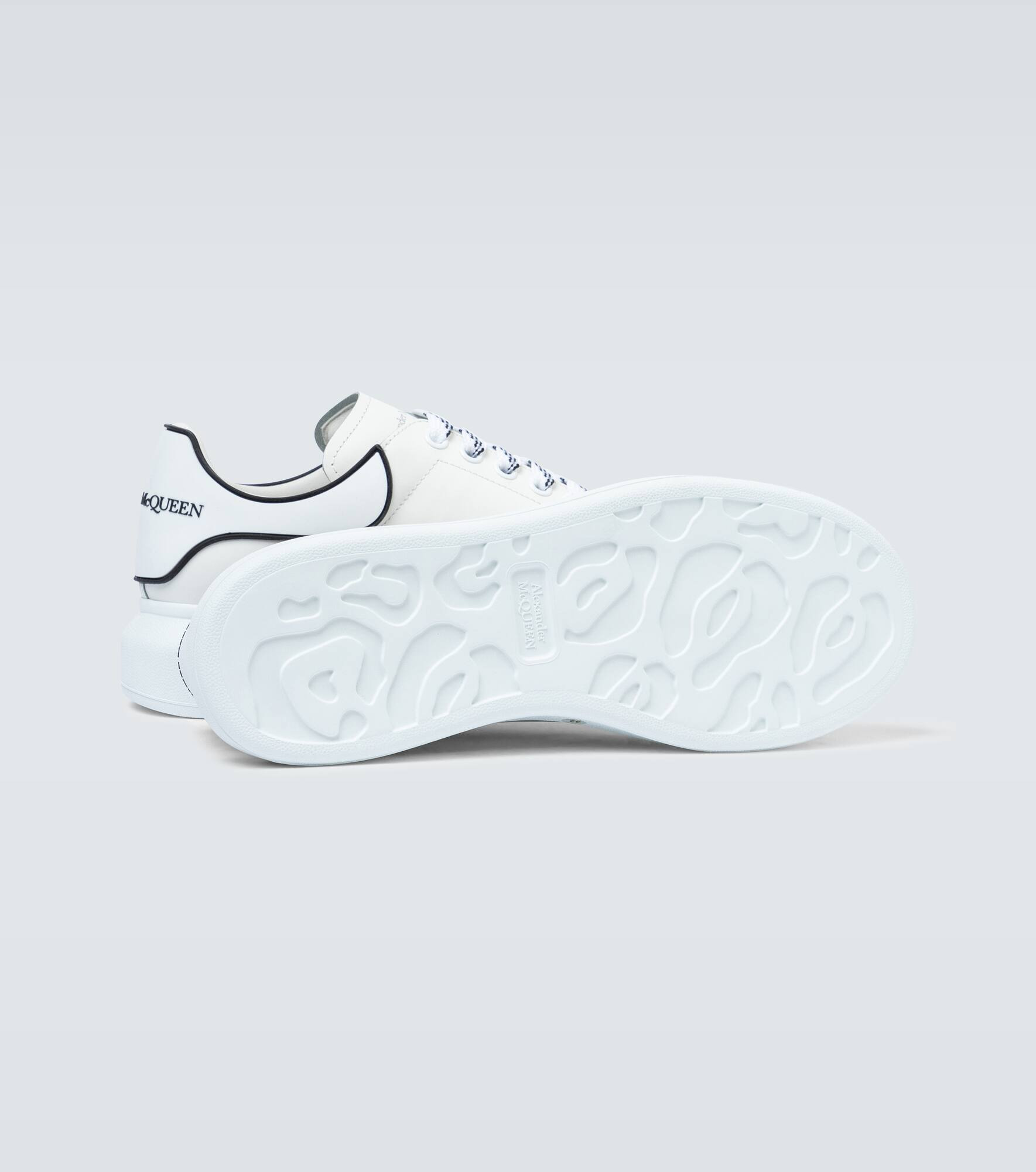 Oversized leather sneakers - 6