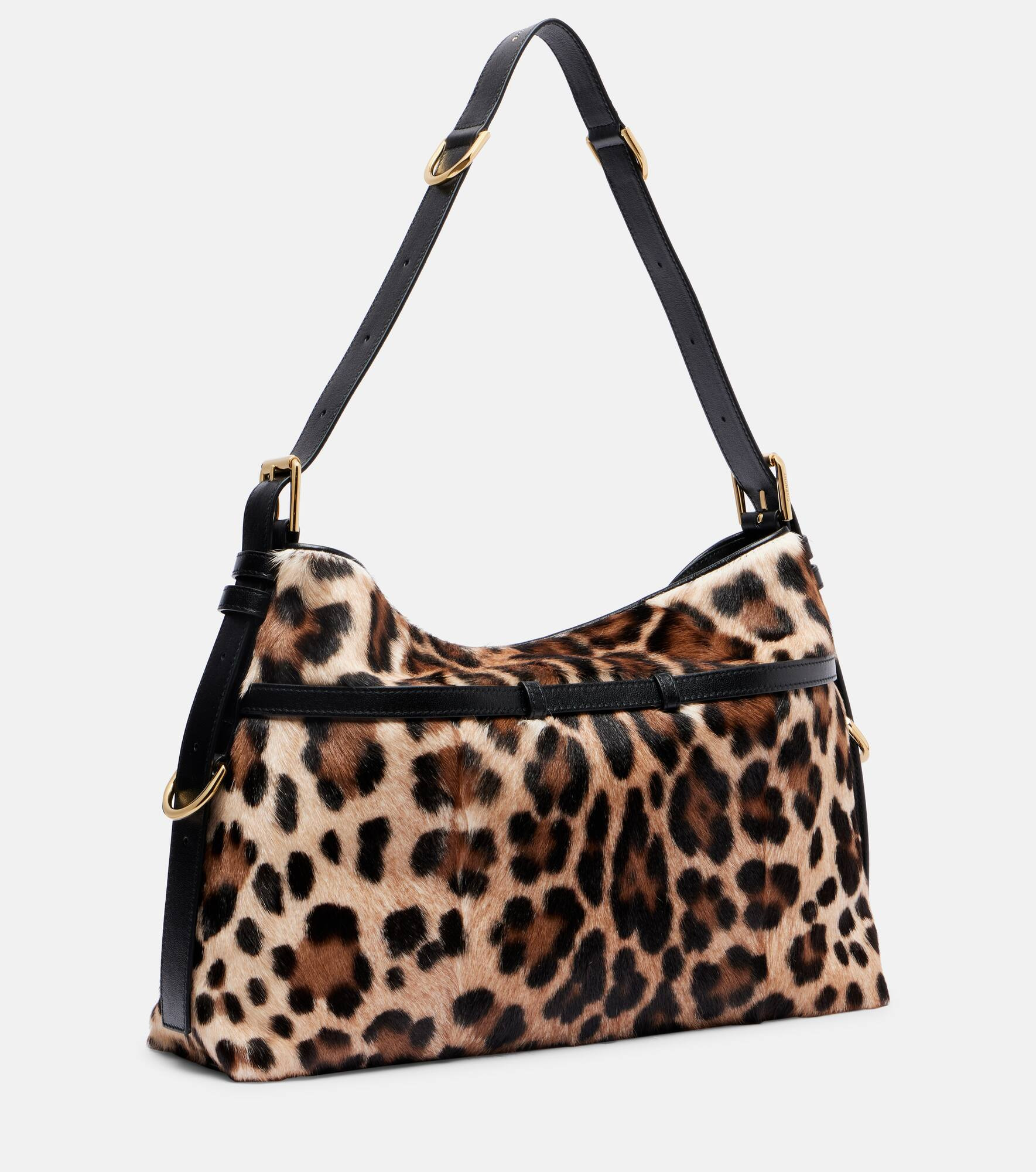 Voyou Medium leopard-print shoulder bag - 4