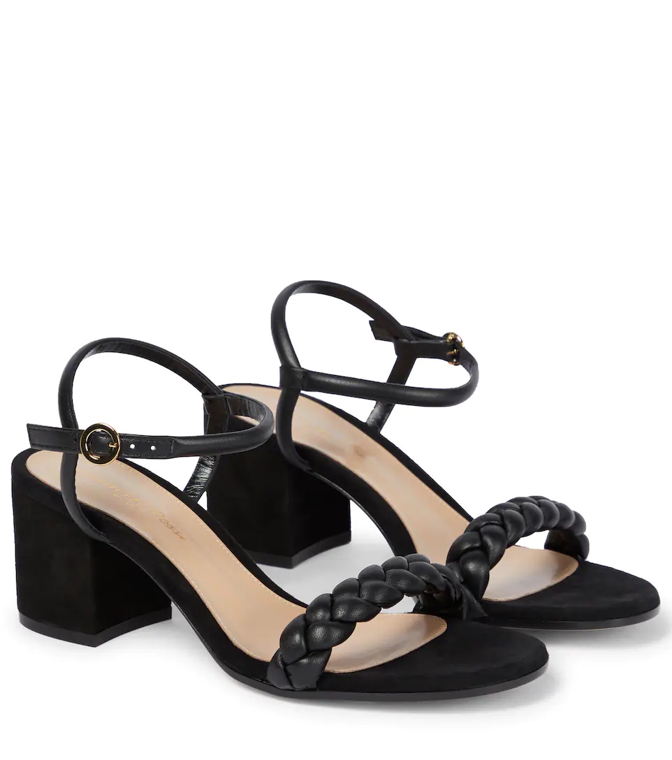 Cruz 60 suede and leather sandals - 1