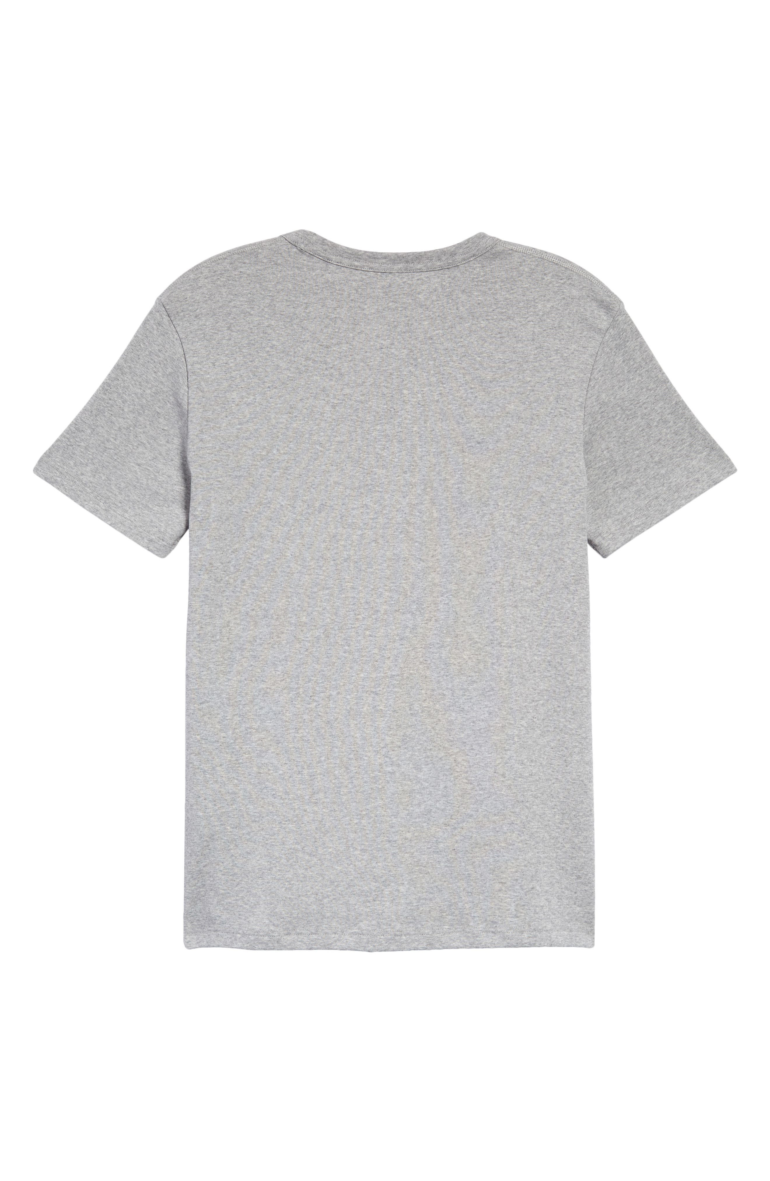Cotton Jersey V-Neck T-Shirt - 2
