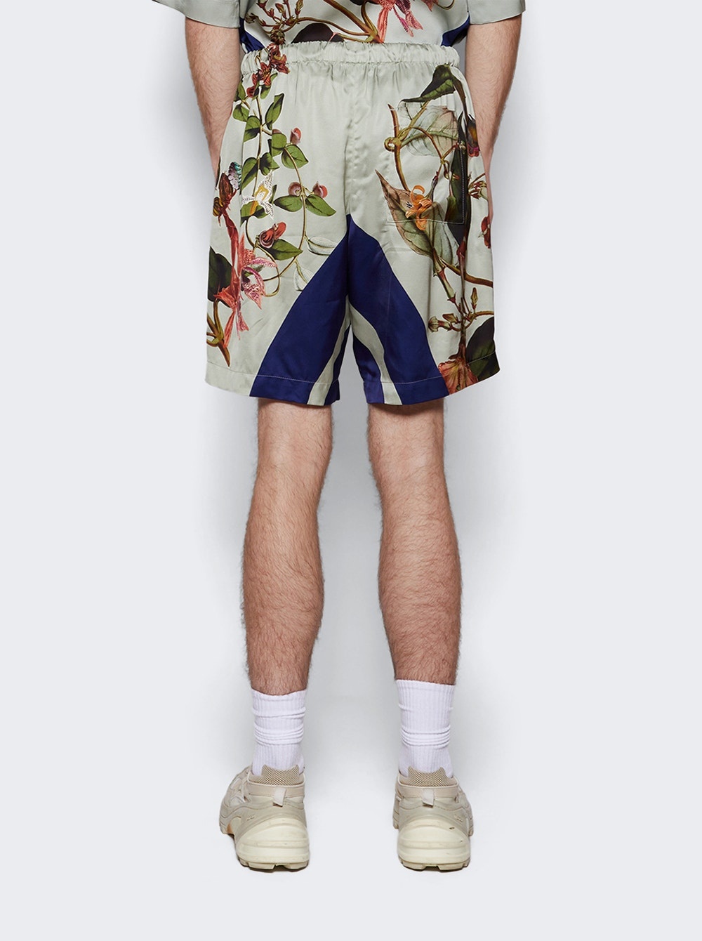 Piperi Printed Shorts Grey - 5