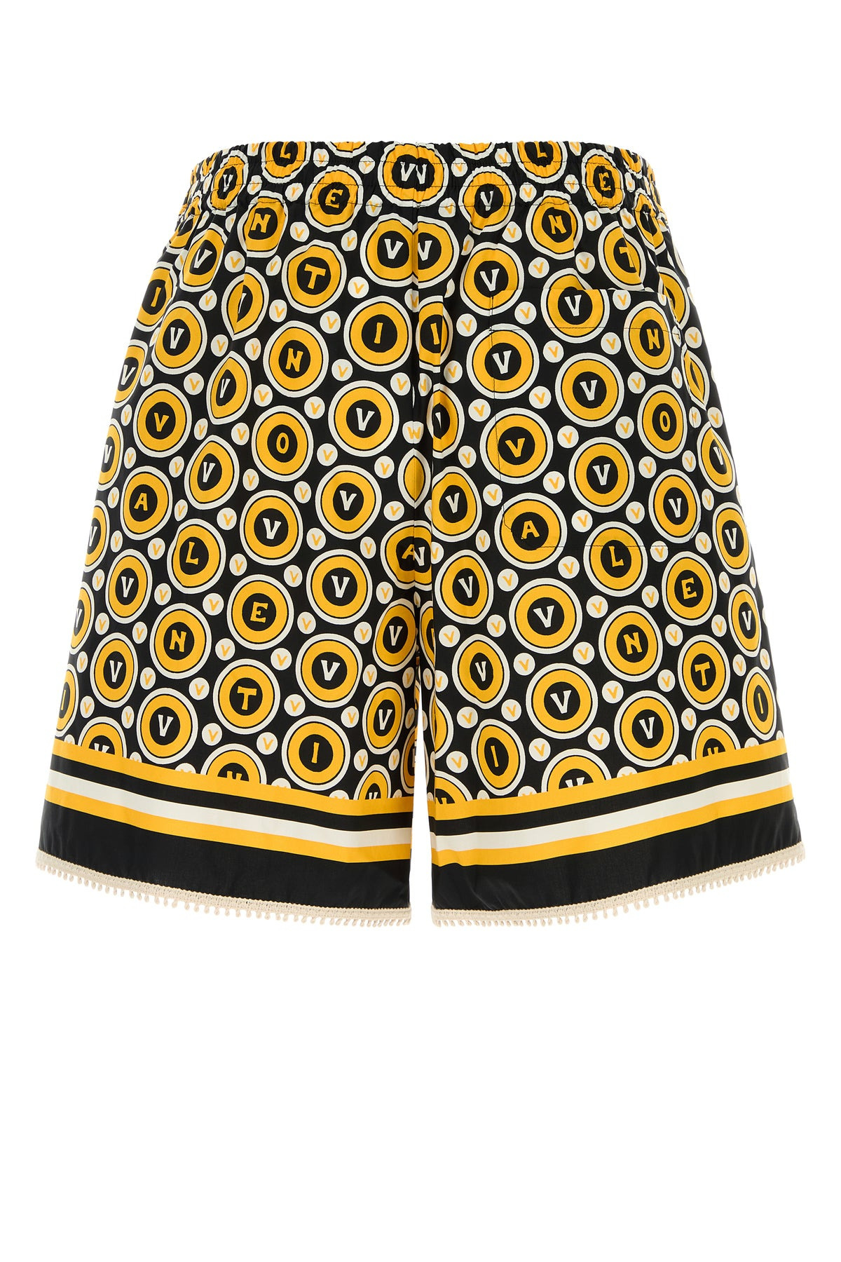 Printed poplin bermuda shorts - 2