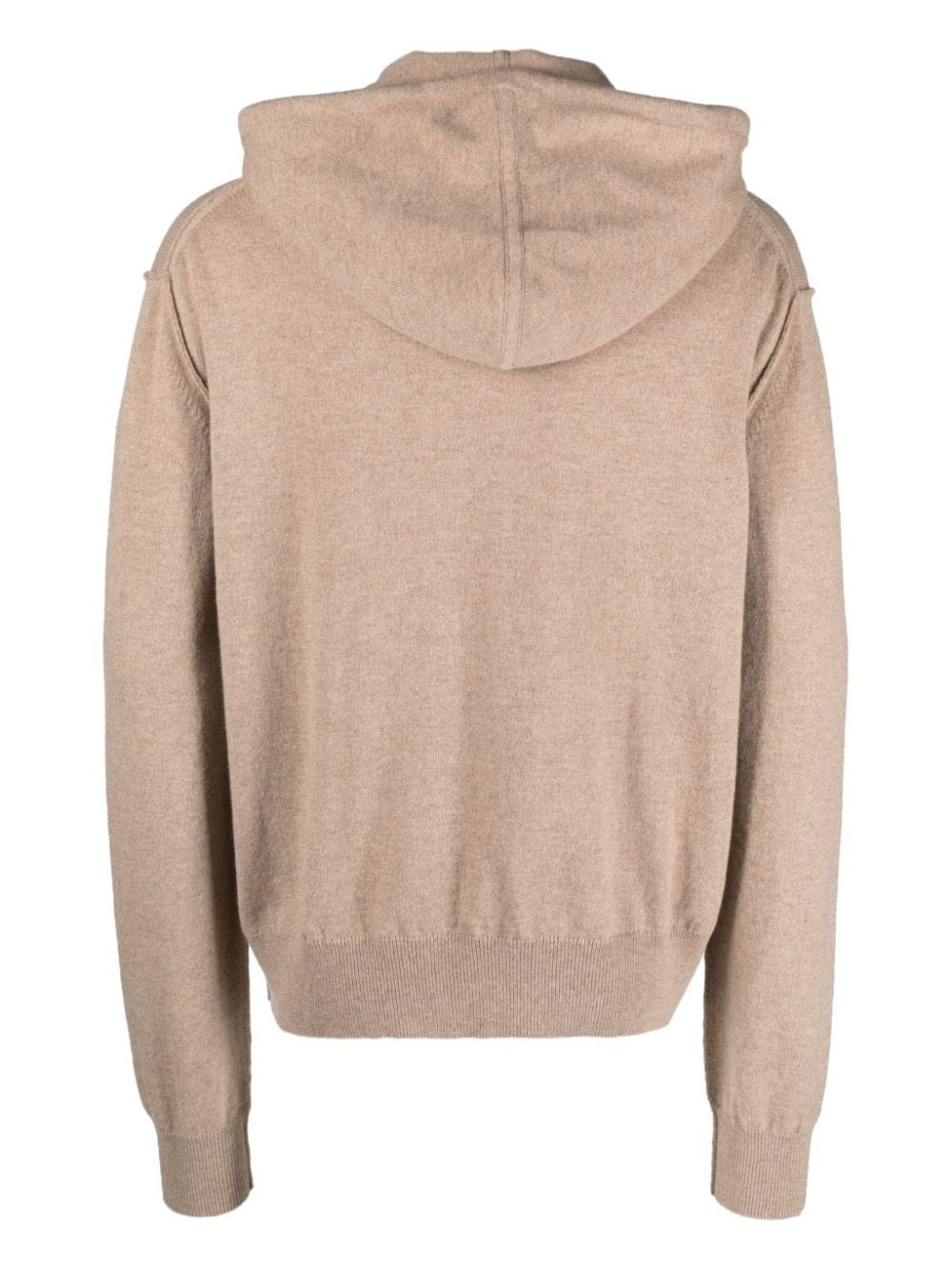 wool-cashmere blend hoodie - 2