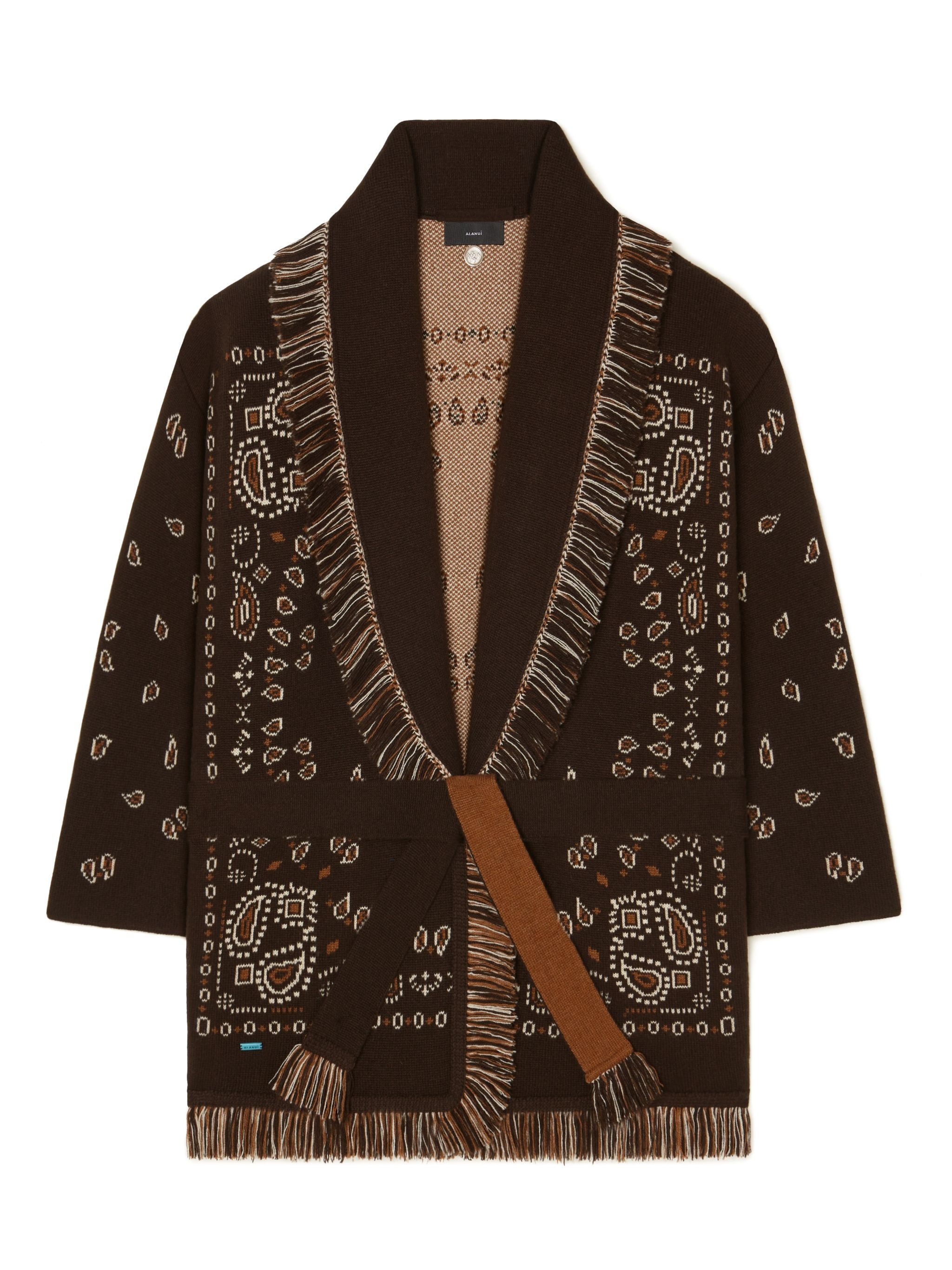 Bandana Jacquard Cardigan - 6