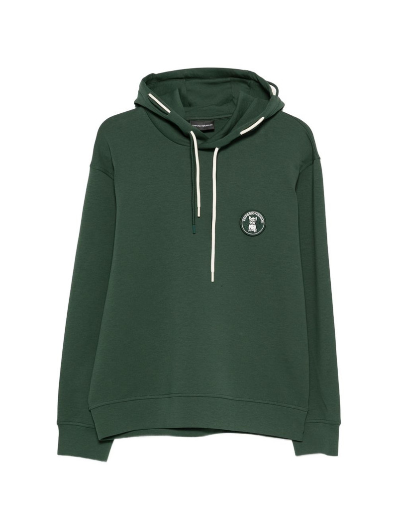 logo-patch hoodie 1