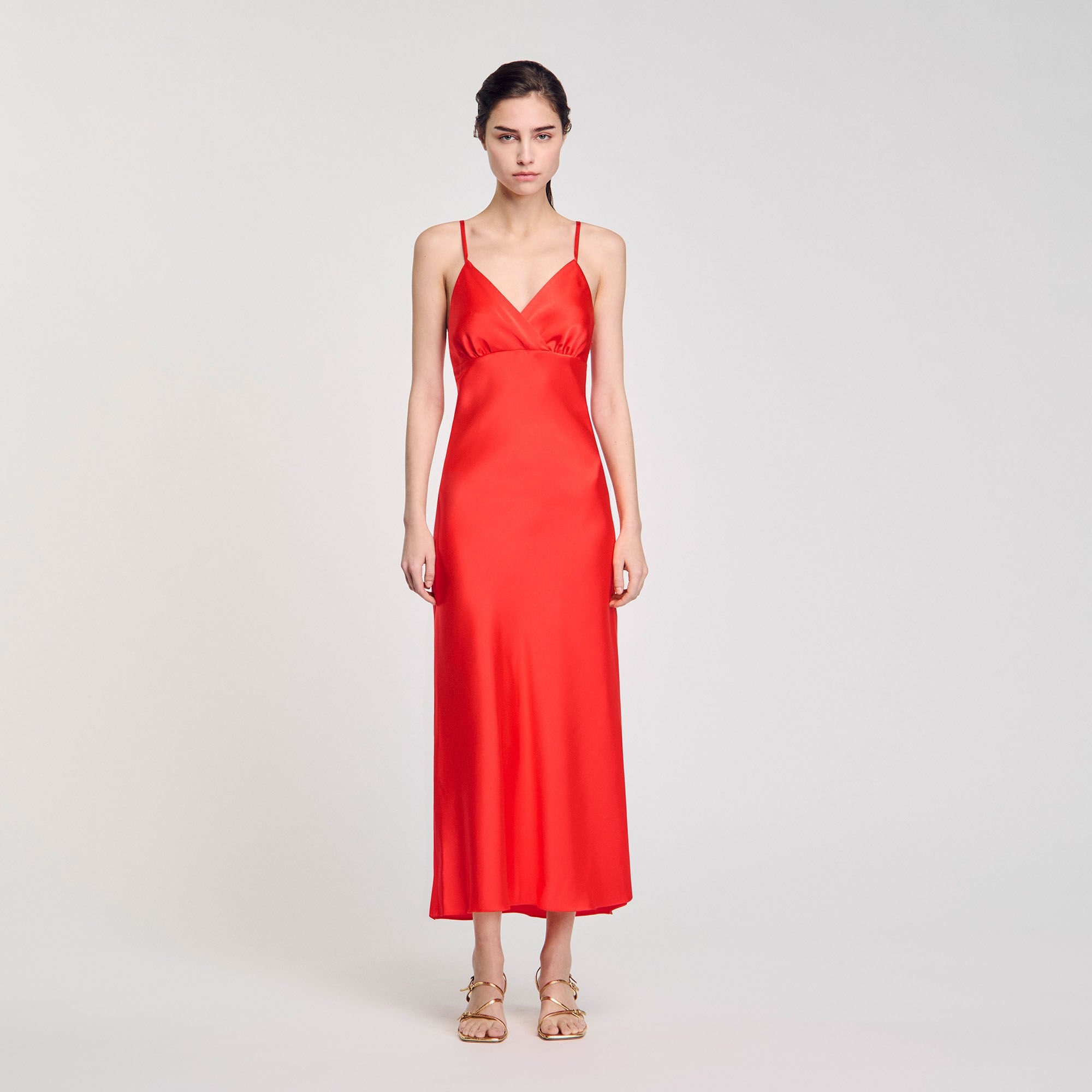 FLOWY DRESS WITH STRAPS - 2