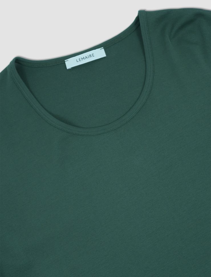 Lemaire Rib U neck T-shirt | macondo | REVERSIBLE