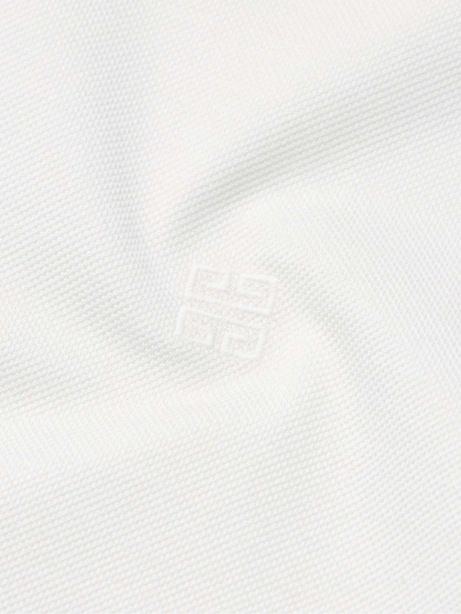 Logo-Embroidered Cotton-Piqué Polo Shirt - 4
